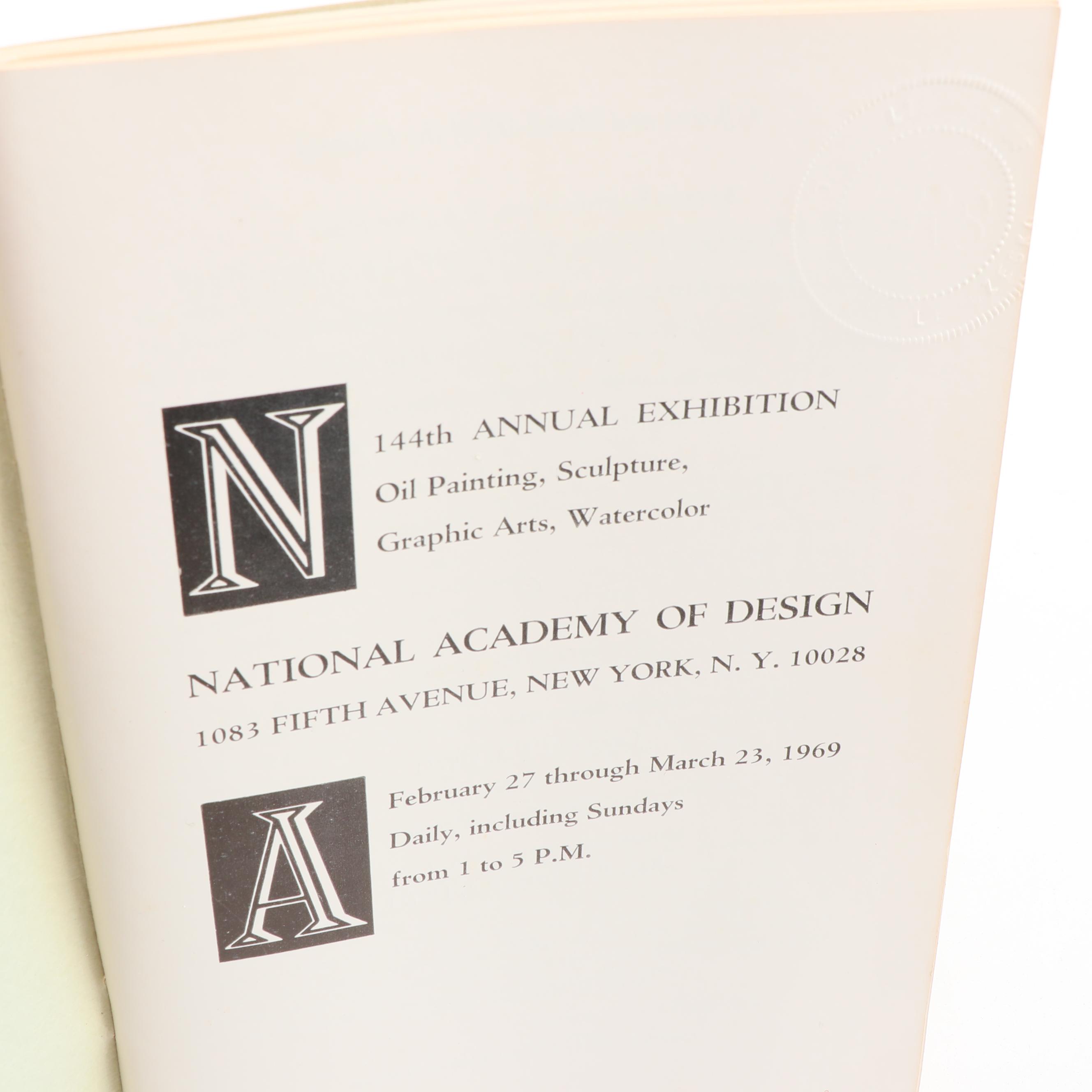 "National Academy of Design 144th Annual Exhibition" Booklet, 1969