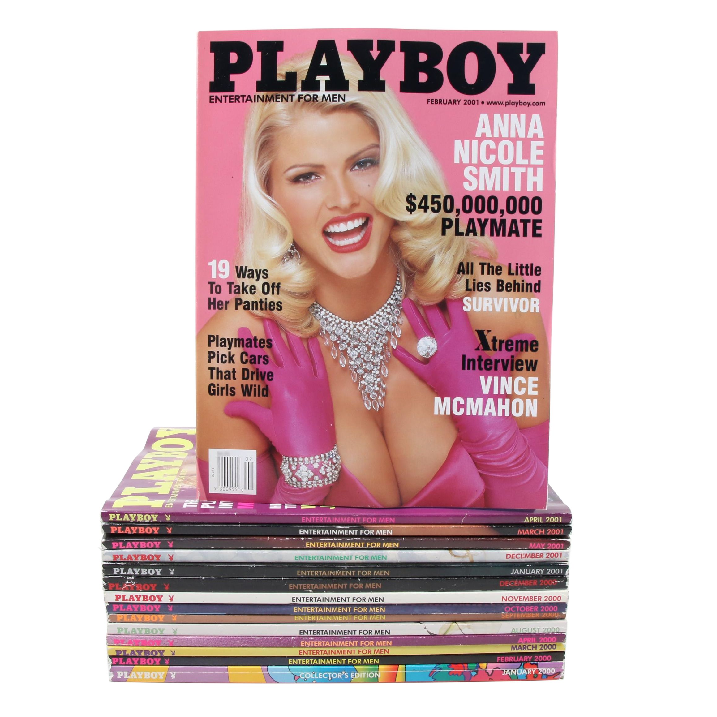 "Playboy" Magazines Featuring Bijou Phillips and Others, 2000–2001