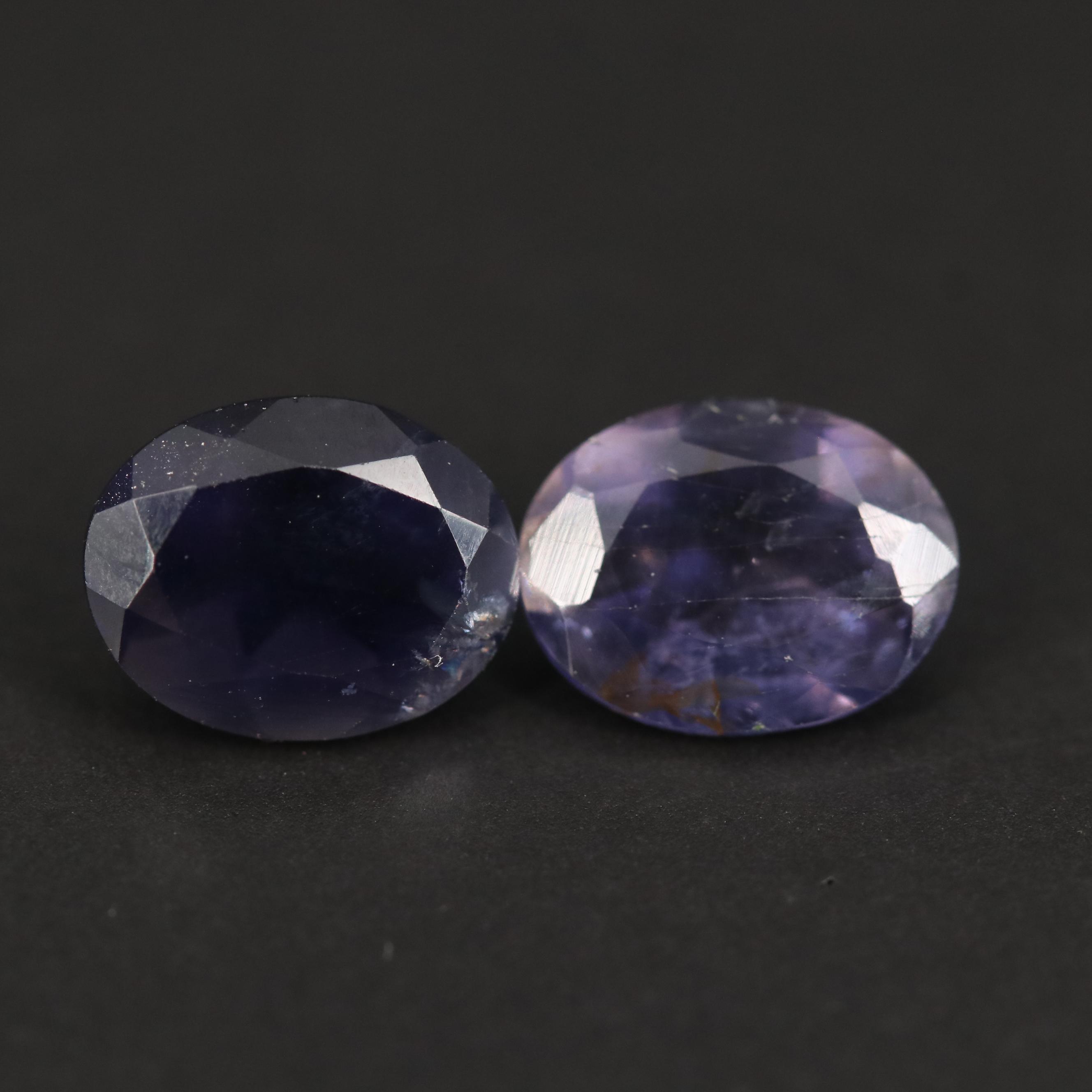 Loose 10.08 CTW Mixed Faceted Iolite