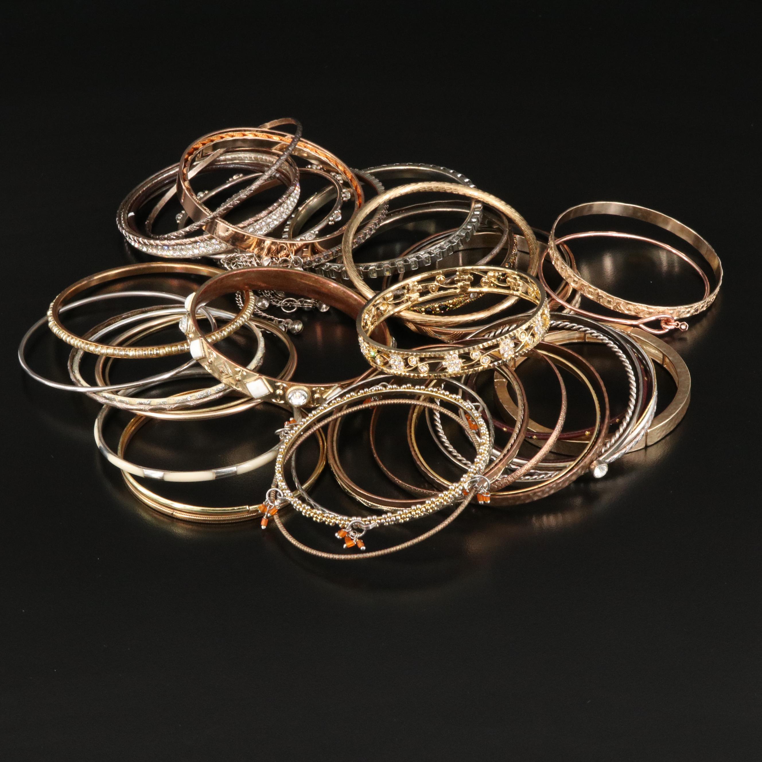 Rhinestone Bangle Bracelets