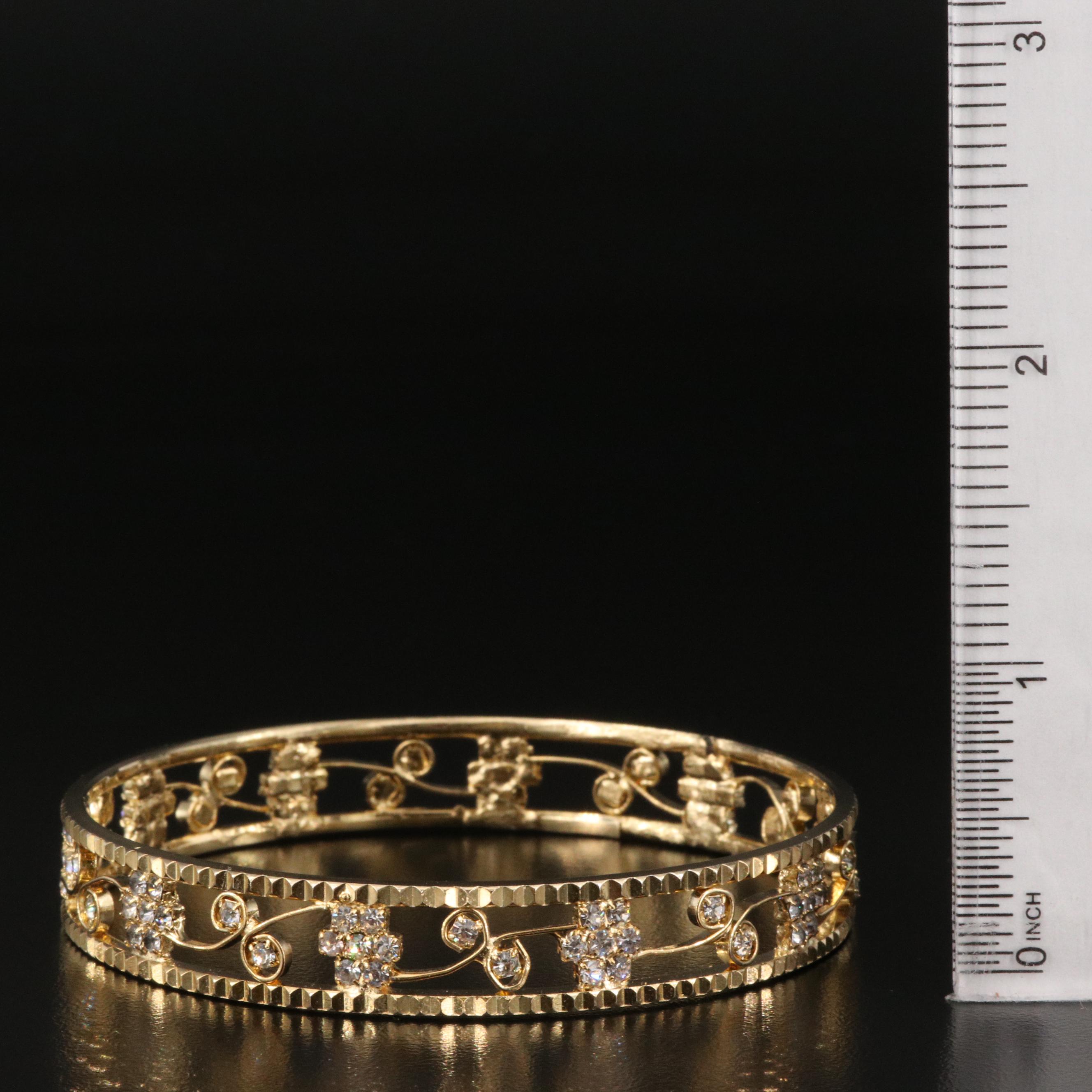 Rhinestone Bangle Bracelets