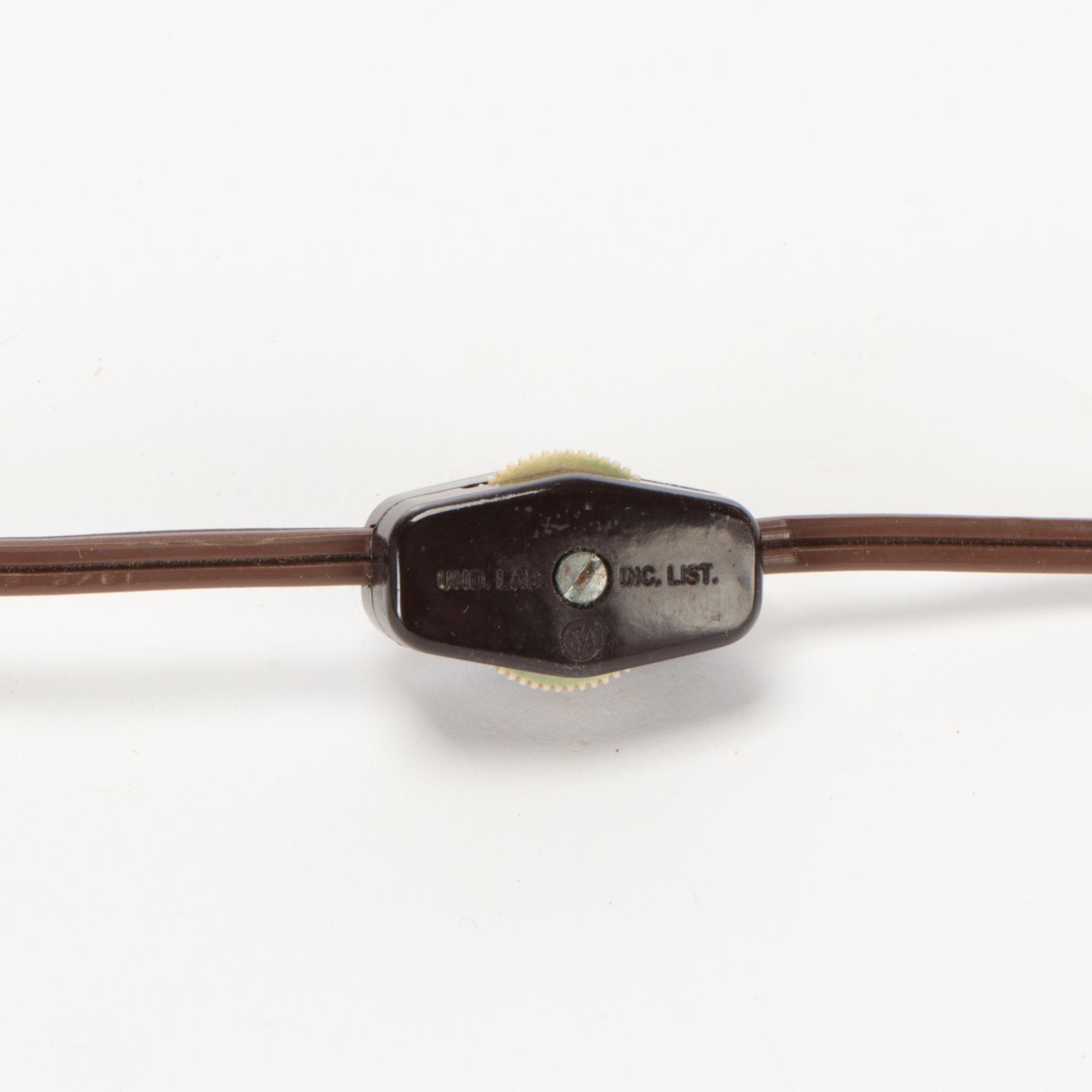 Chapman French Empire Style Brass Bouillotte Lamp with Swan Arms