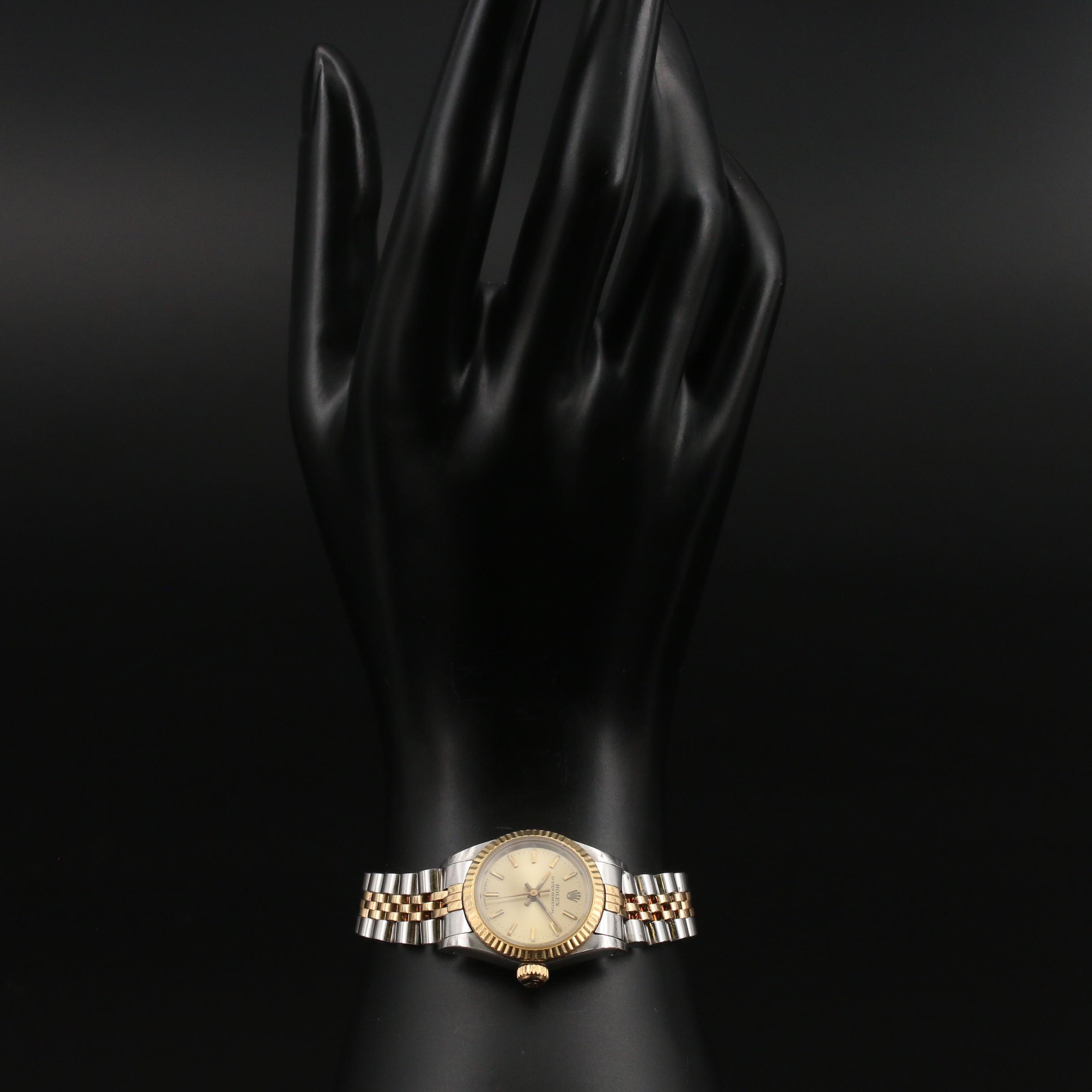 1984 Rolex Oyster Perpetual 18K and Stainless Steel Watch