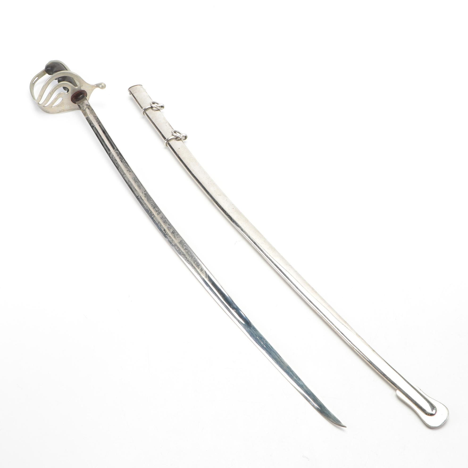 N.S. Meyer "Colonial" M1902 Officer's Dress Sword with Scabbard