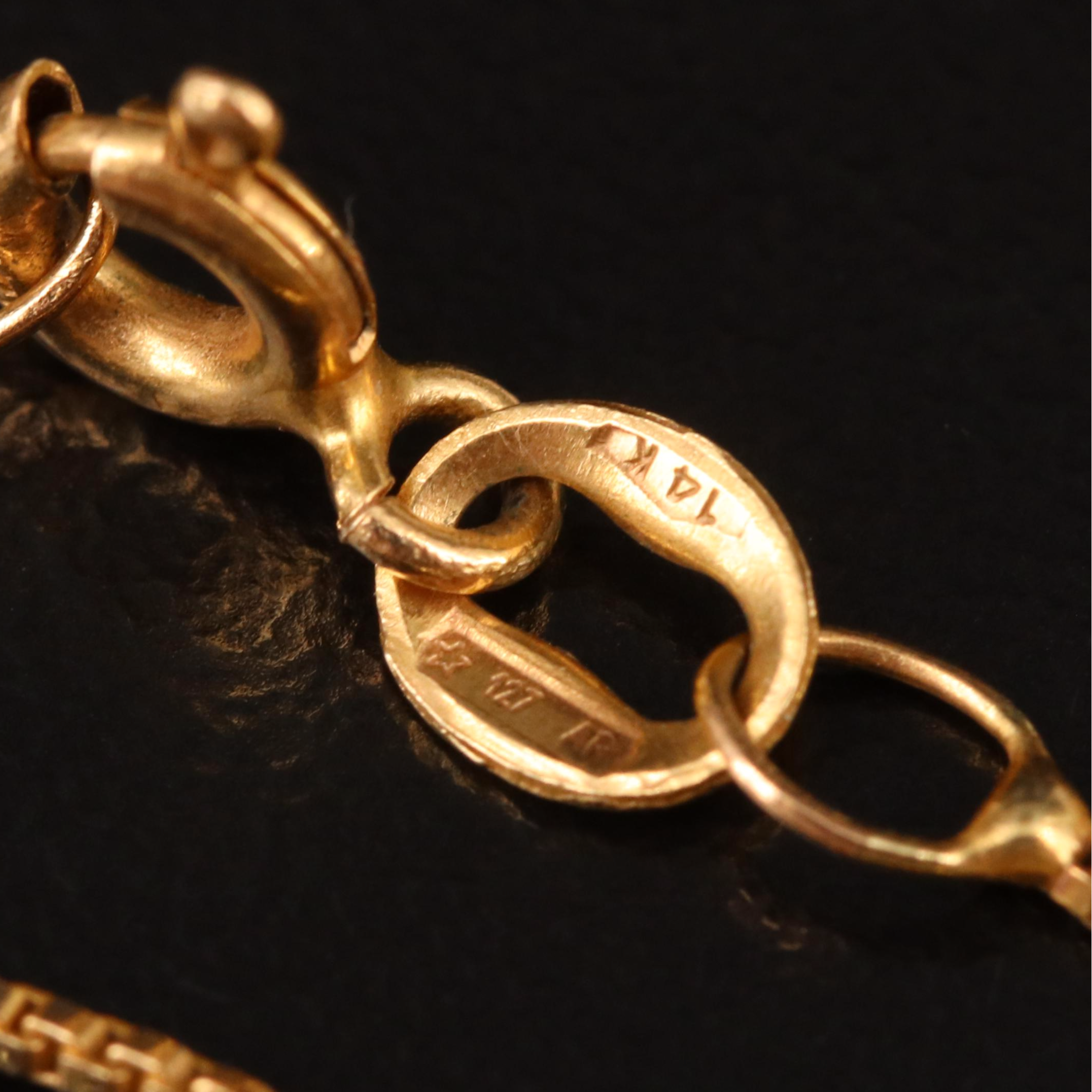 14K Necklace with Credit Suisse 1-gram Gold Ingot Pendant