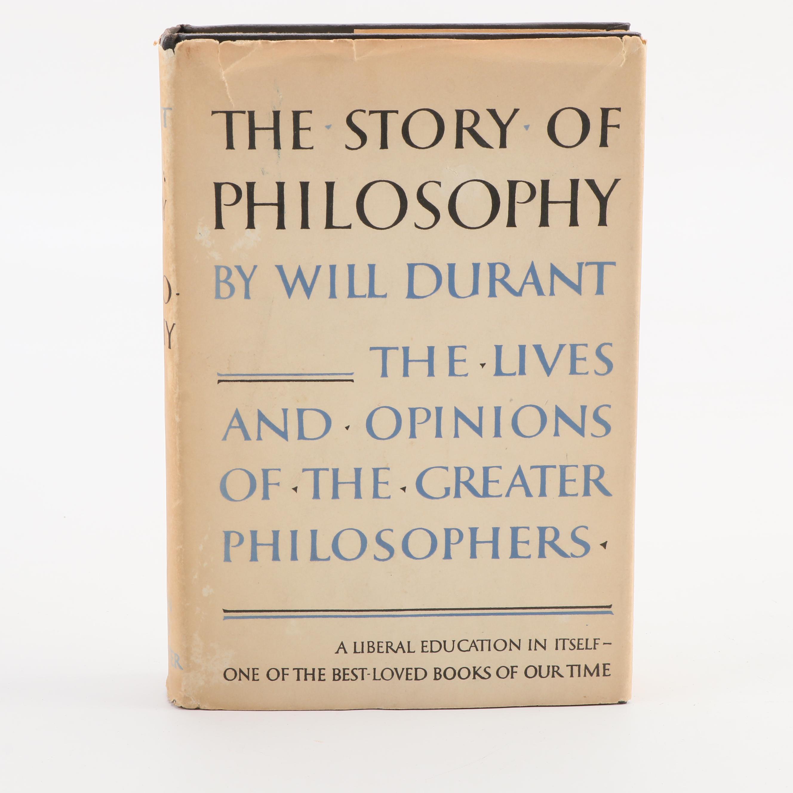 "The Story of Philosophy" by Will Durant with More History and Nonfiction Books