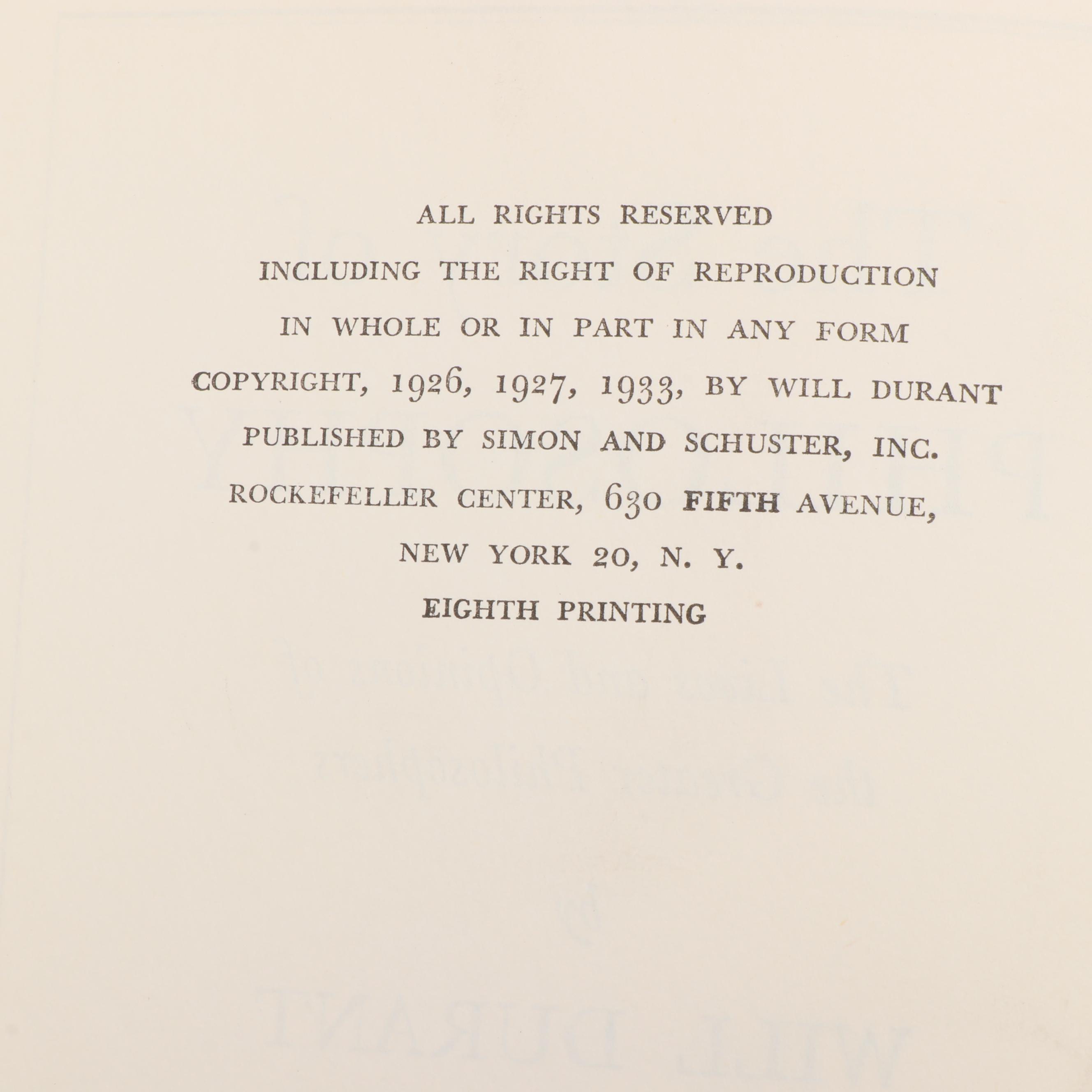 "The Story of Philosophy" by Will Durant with More History and Nonfiction Books