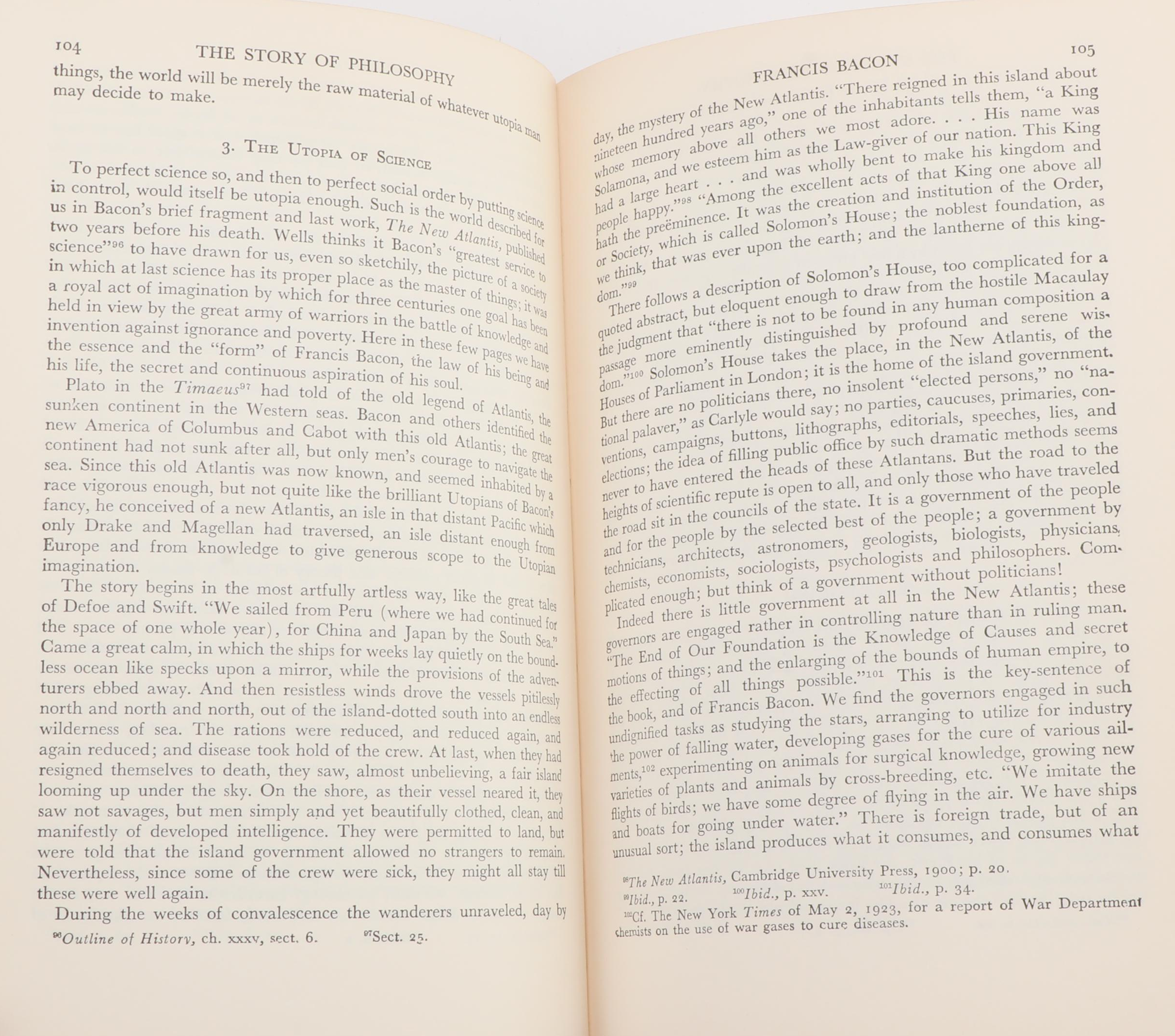 "The Story of Philosophy" by Will Durant with More History and Nonfiction Books