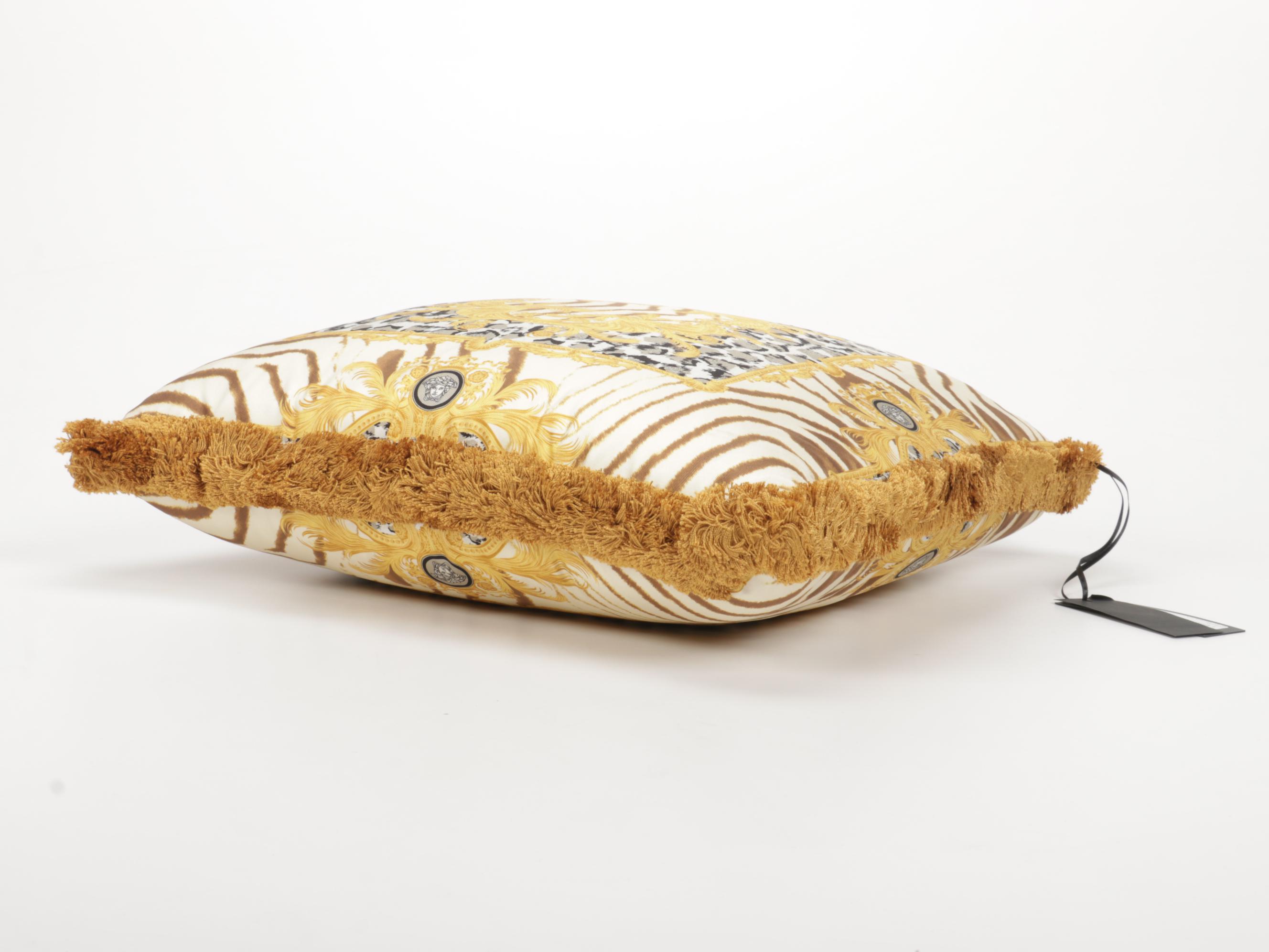 Versace Home Medusa Silk Throw Pillows