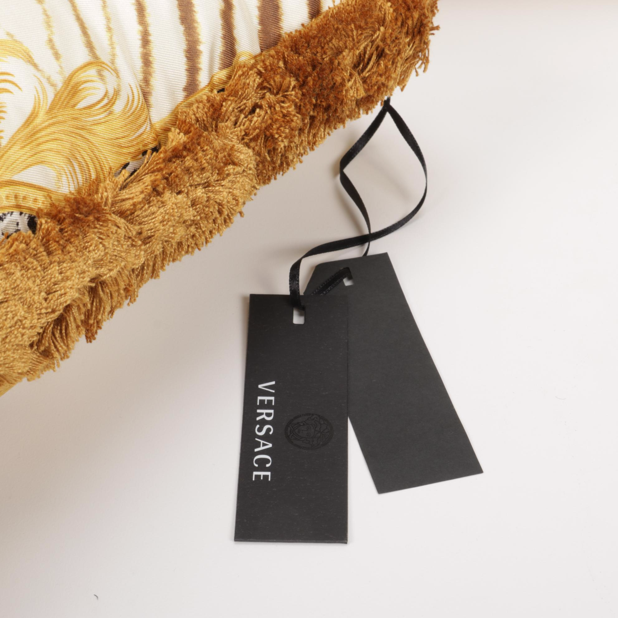 Versace Home Medusa Silk Throw Pillows