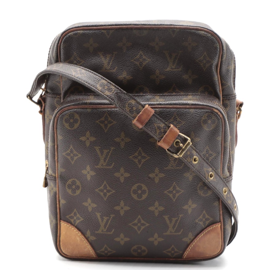 Louis Vuitton Amazone GM Bag in Monogram Canvas and Vachetta Leather
