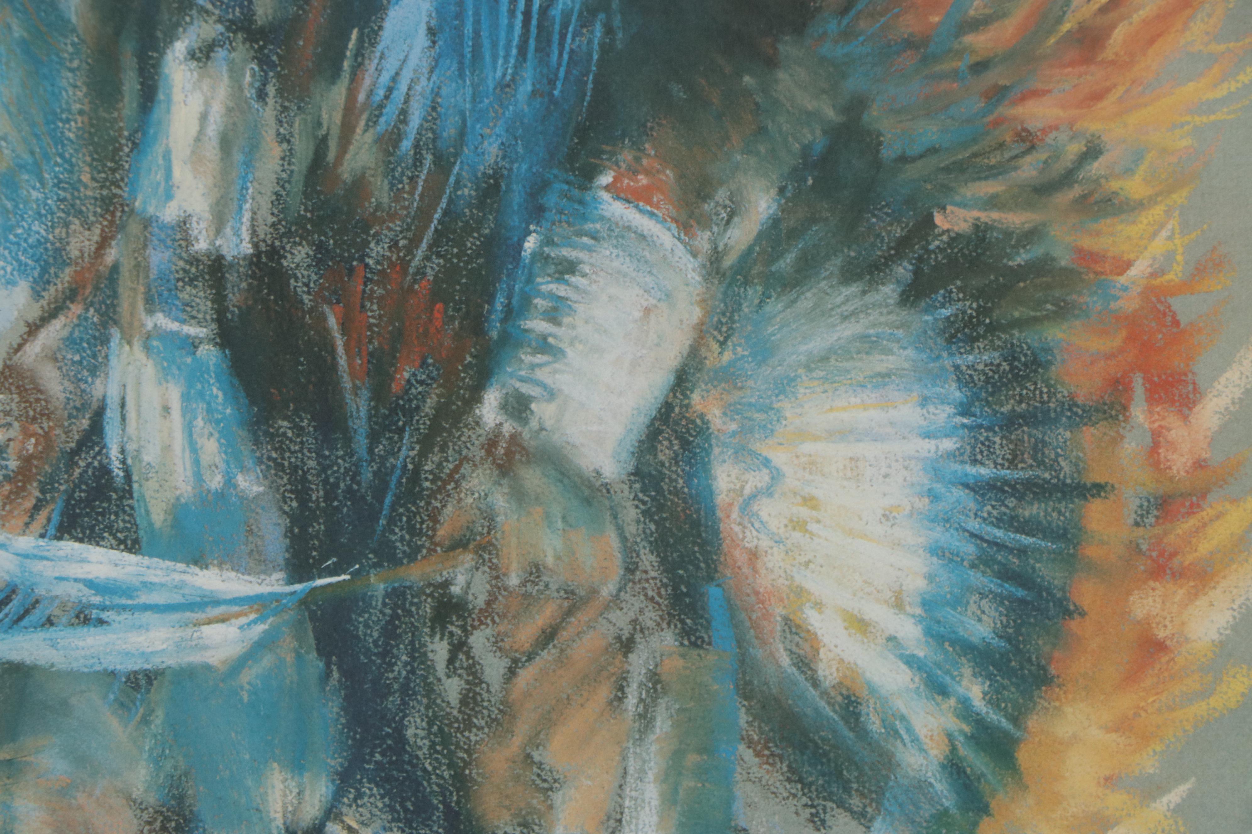 Frank Emerson Nigh Offset Lithograph "Fancy Dancer," Late 20th Century