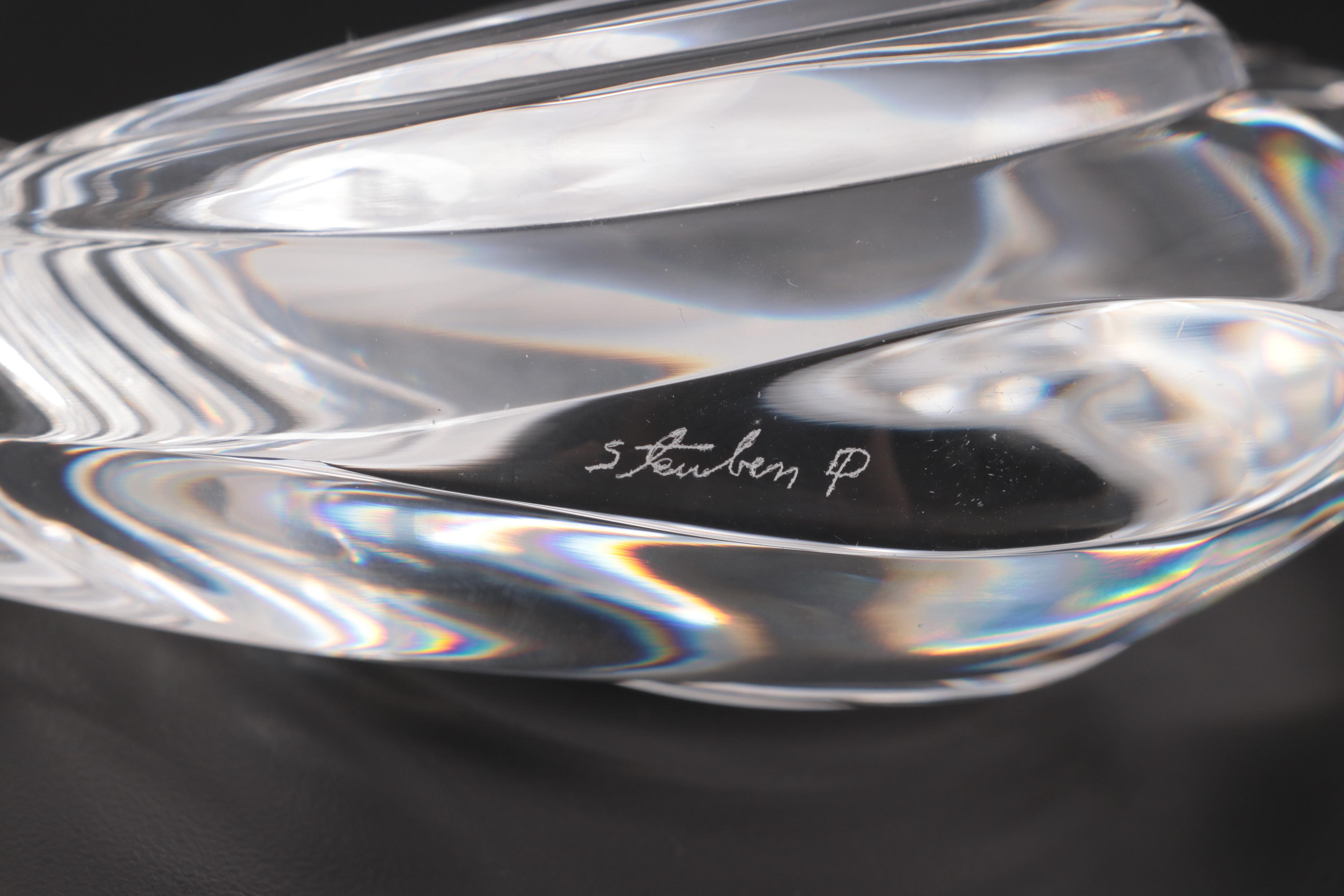 Steuben, Waterford, and St. Louis Crystal Animal Figurines