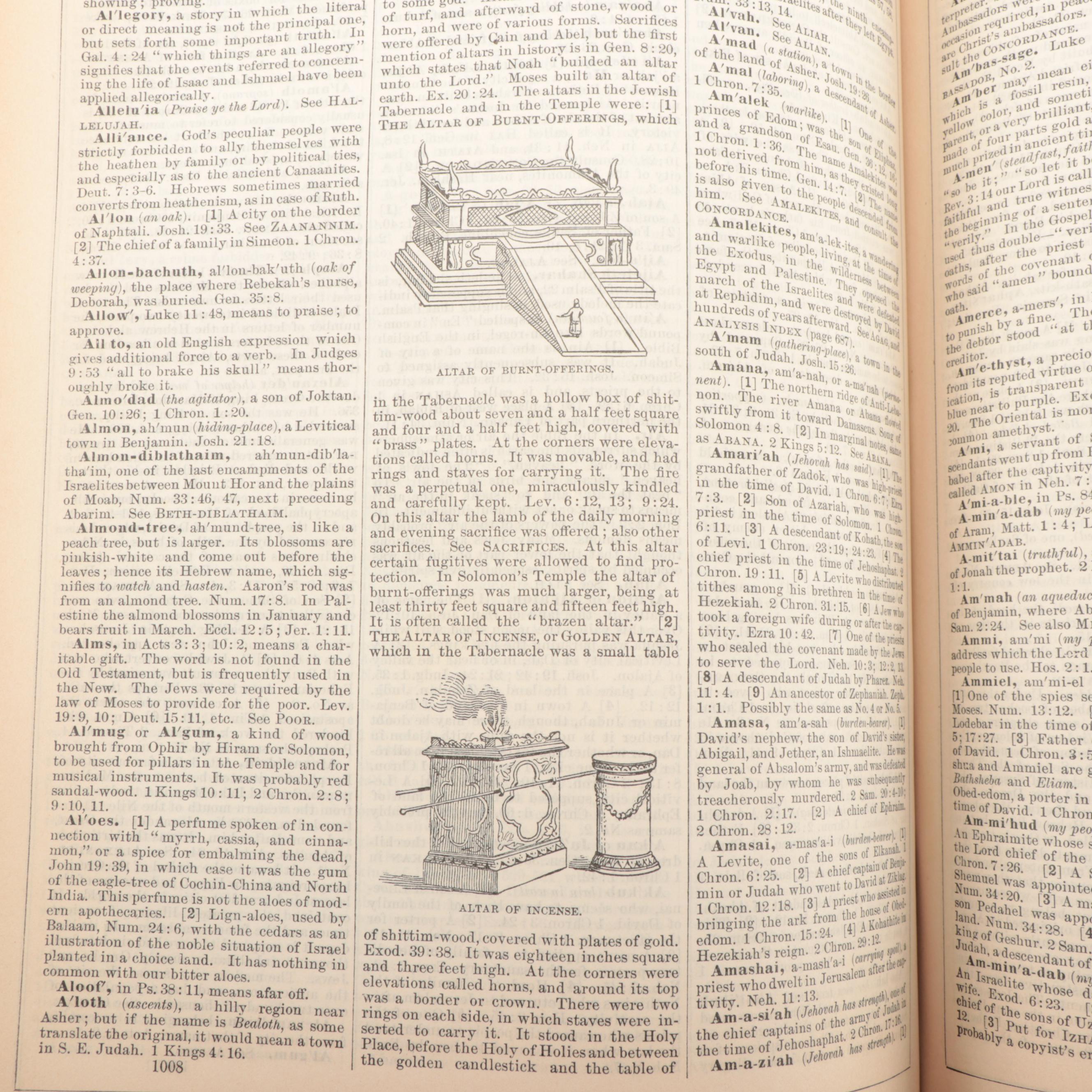 Wilmore's New Analytical Reference Bible, 1899