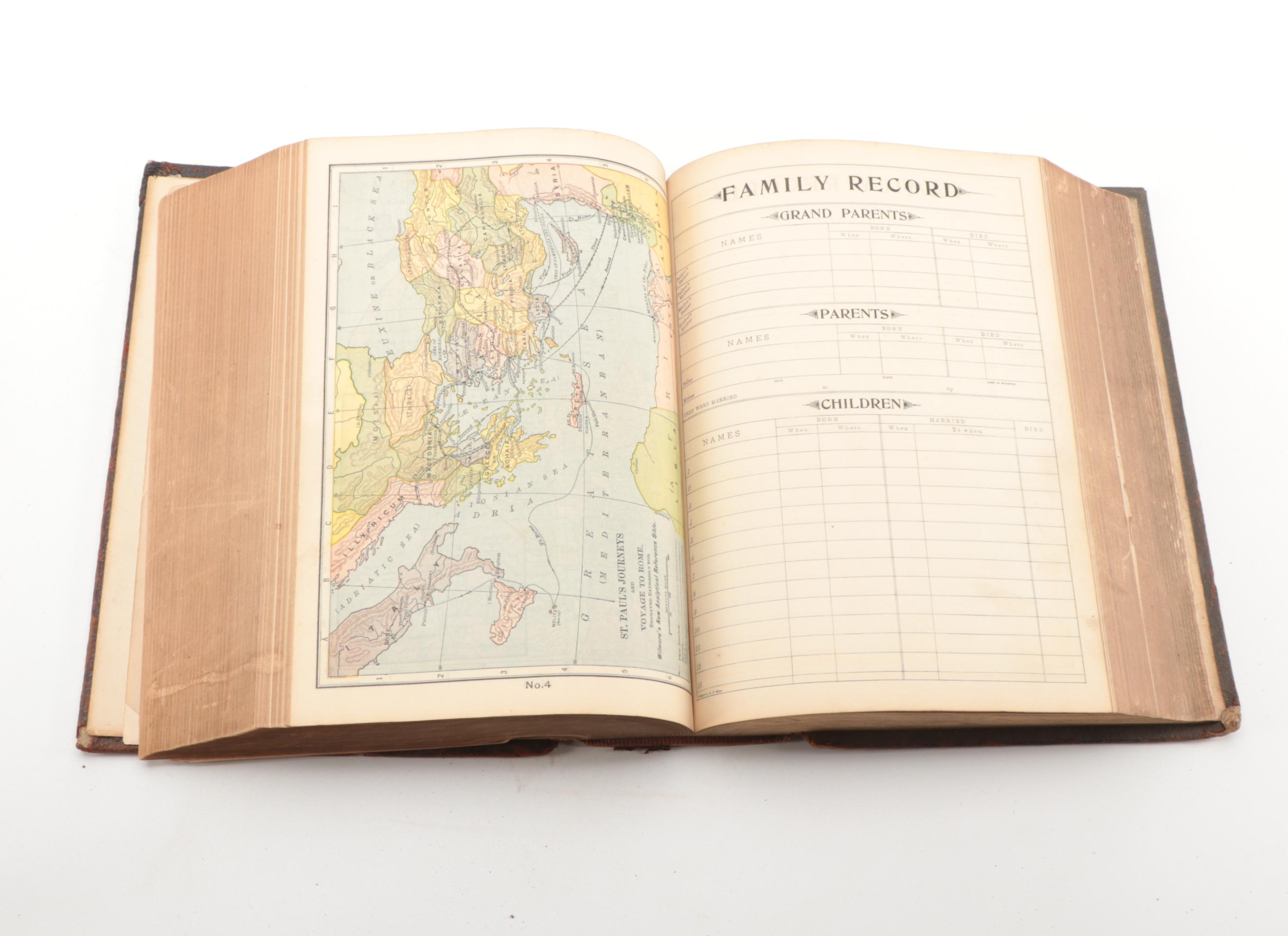 Wilmore's New Analytical Reference Bible, 1899