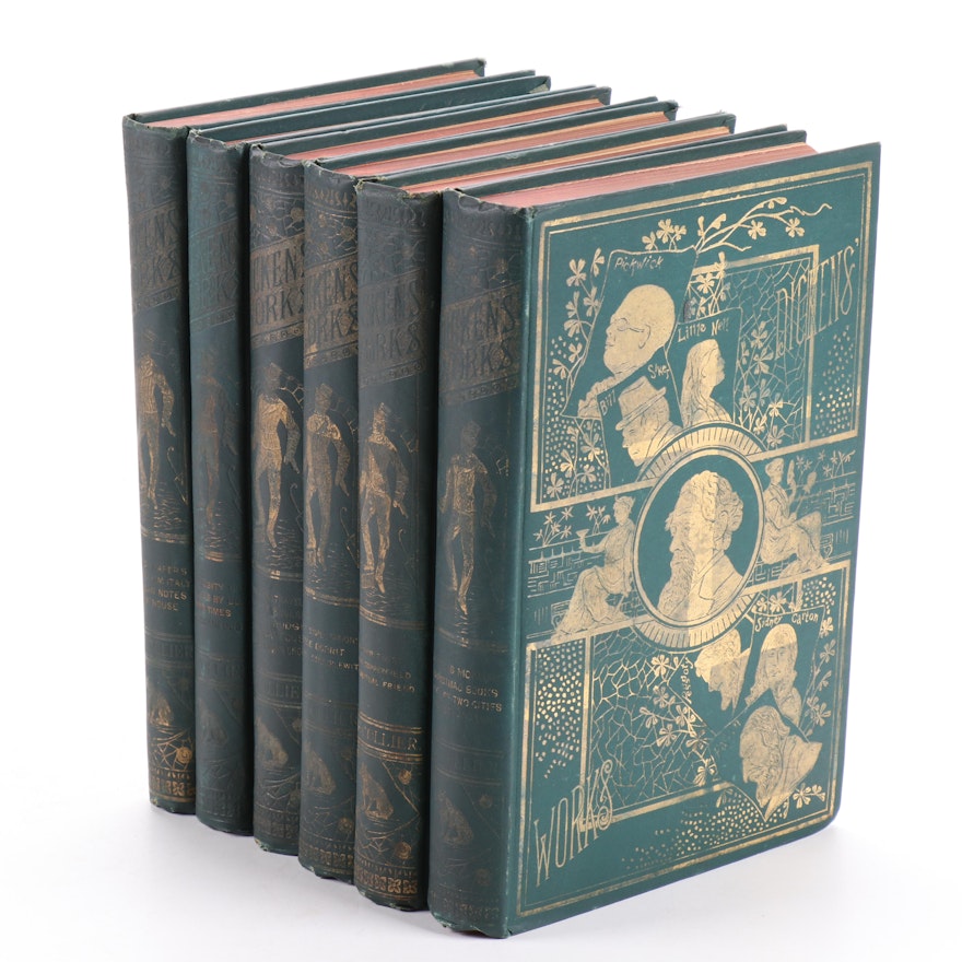 "The Works of Charles Dickens" Vol. I–VI, Late 19th Century