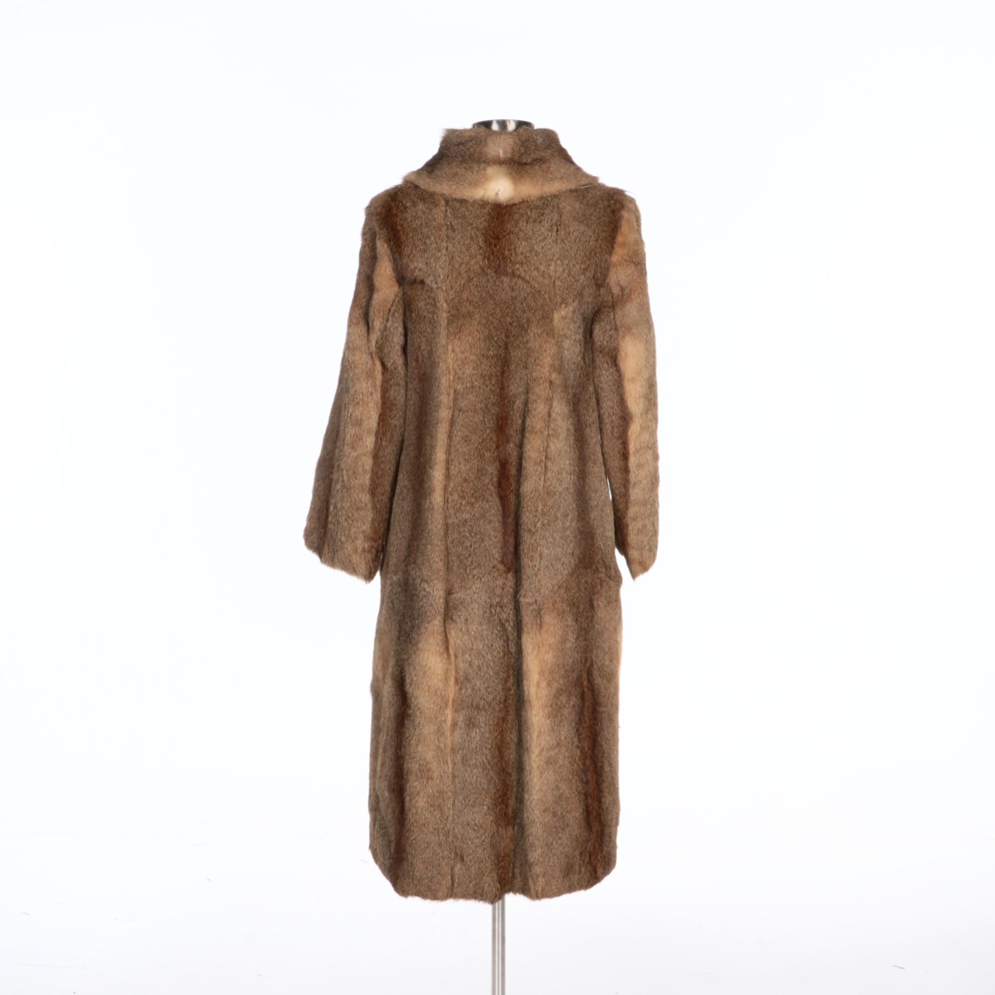 Caracal Fur Coat from Shaffur Furs, Vintage