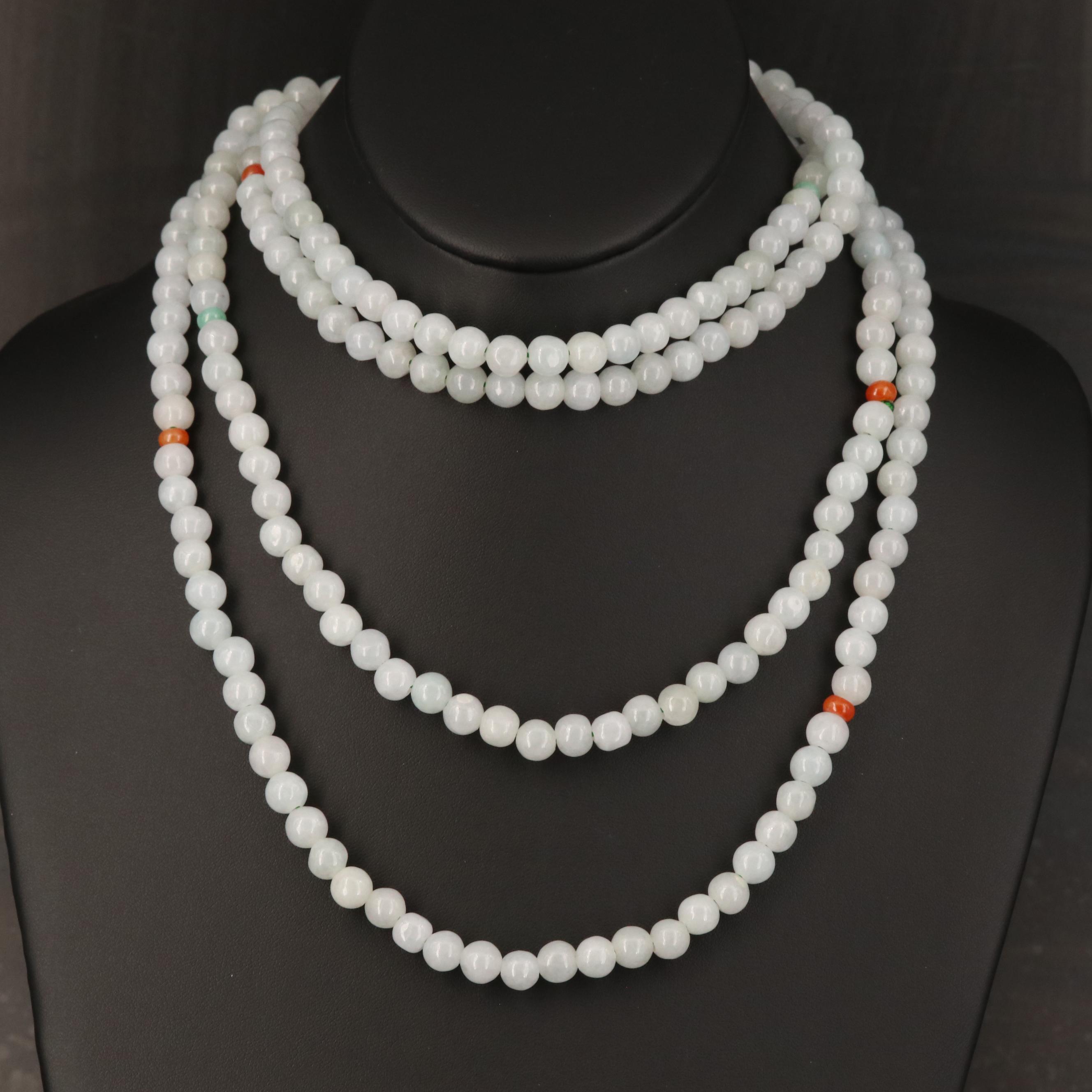 Jadeite Beaded Necklace