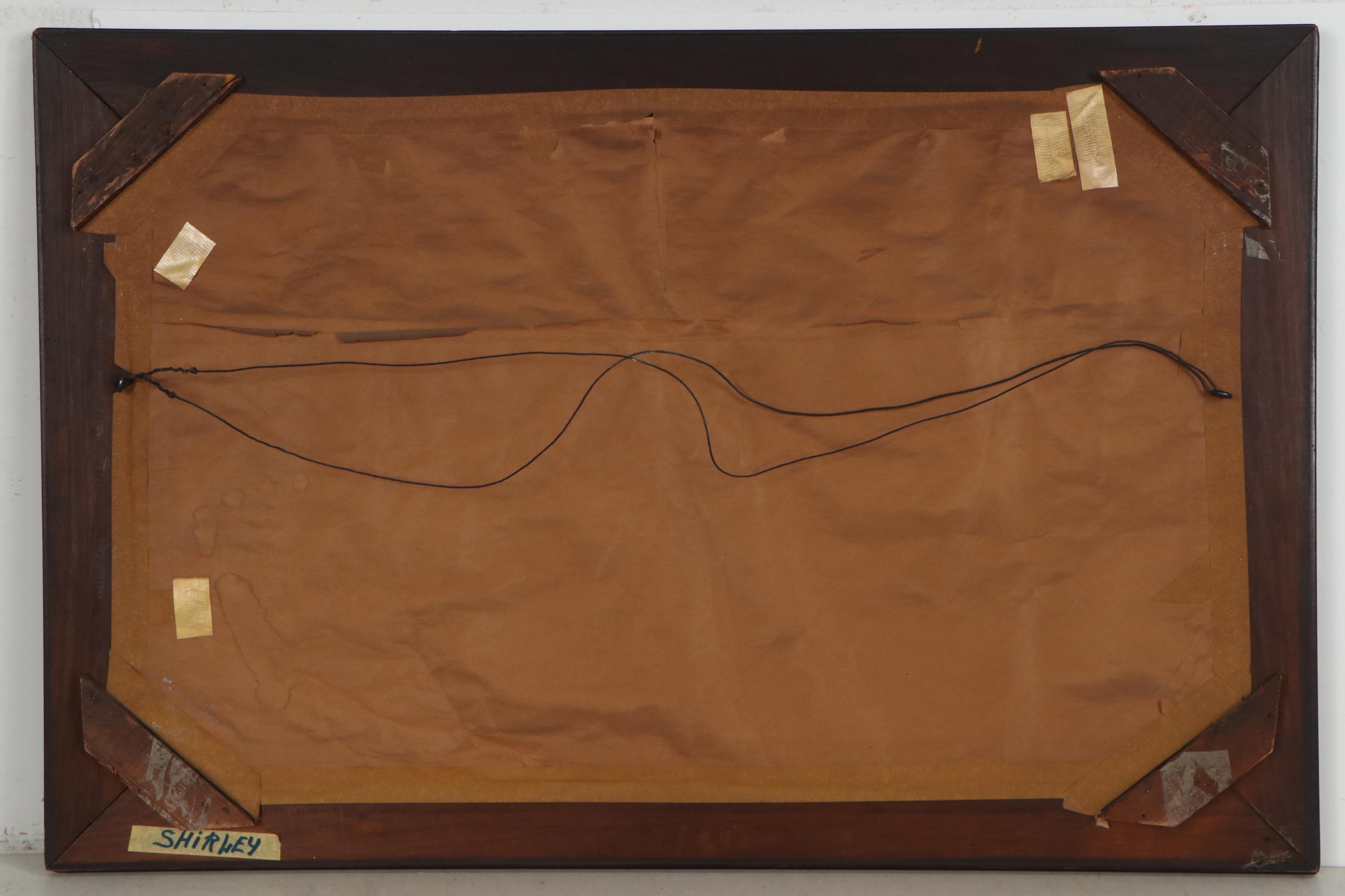 Still Life Pastel Drawing of Fruit Arrangement, circa 1920