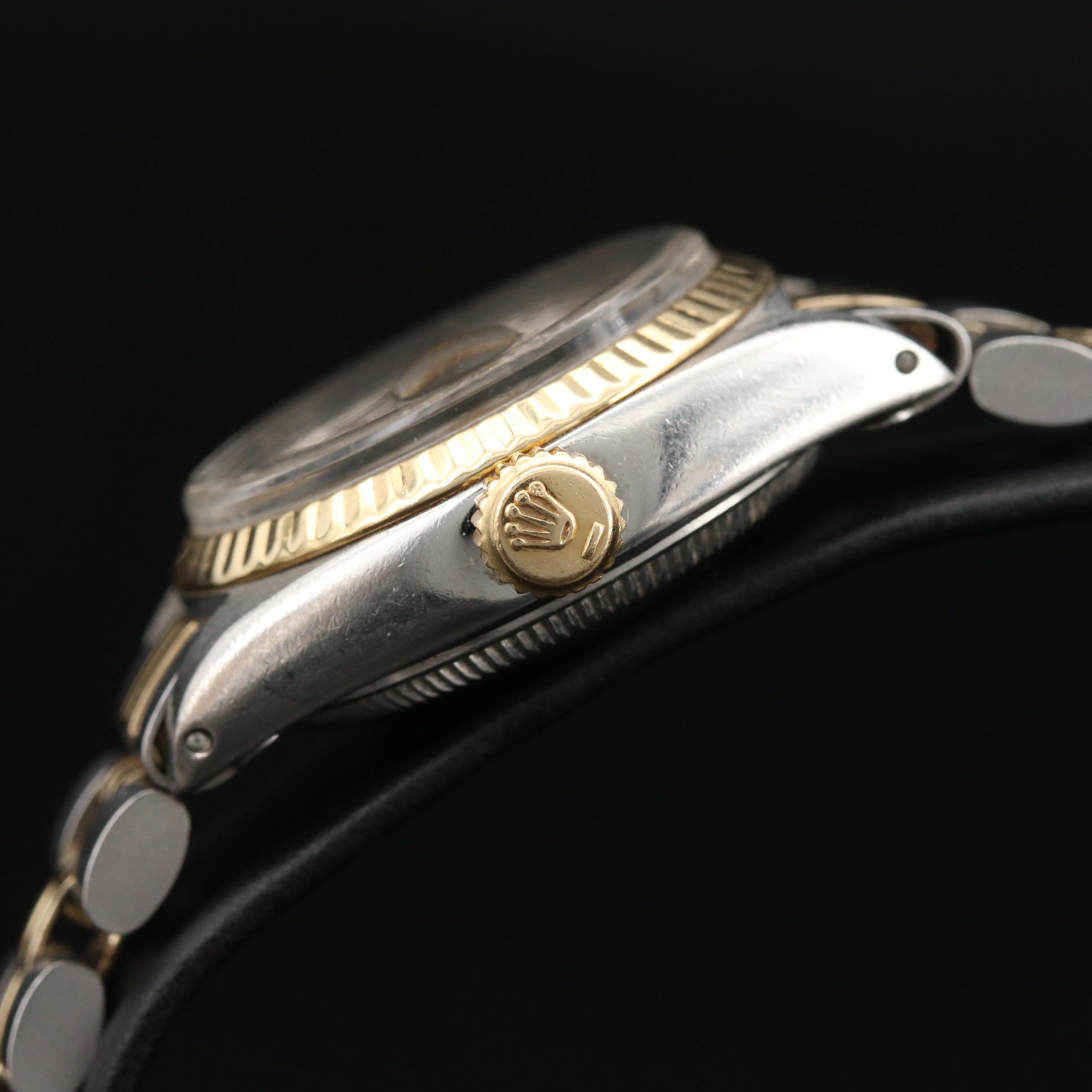 1978 Rolex Date 6917 14K Yellow Gold and Stainless Steel Automatic Watch