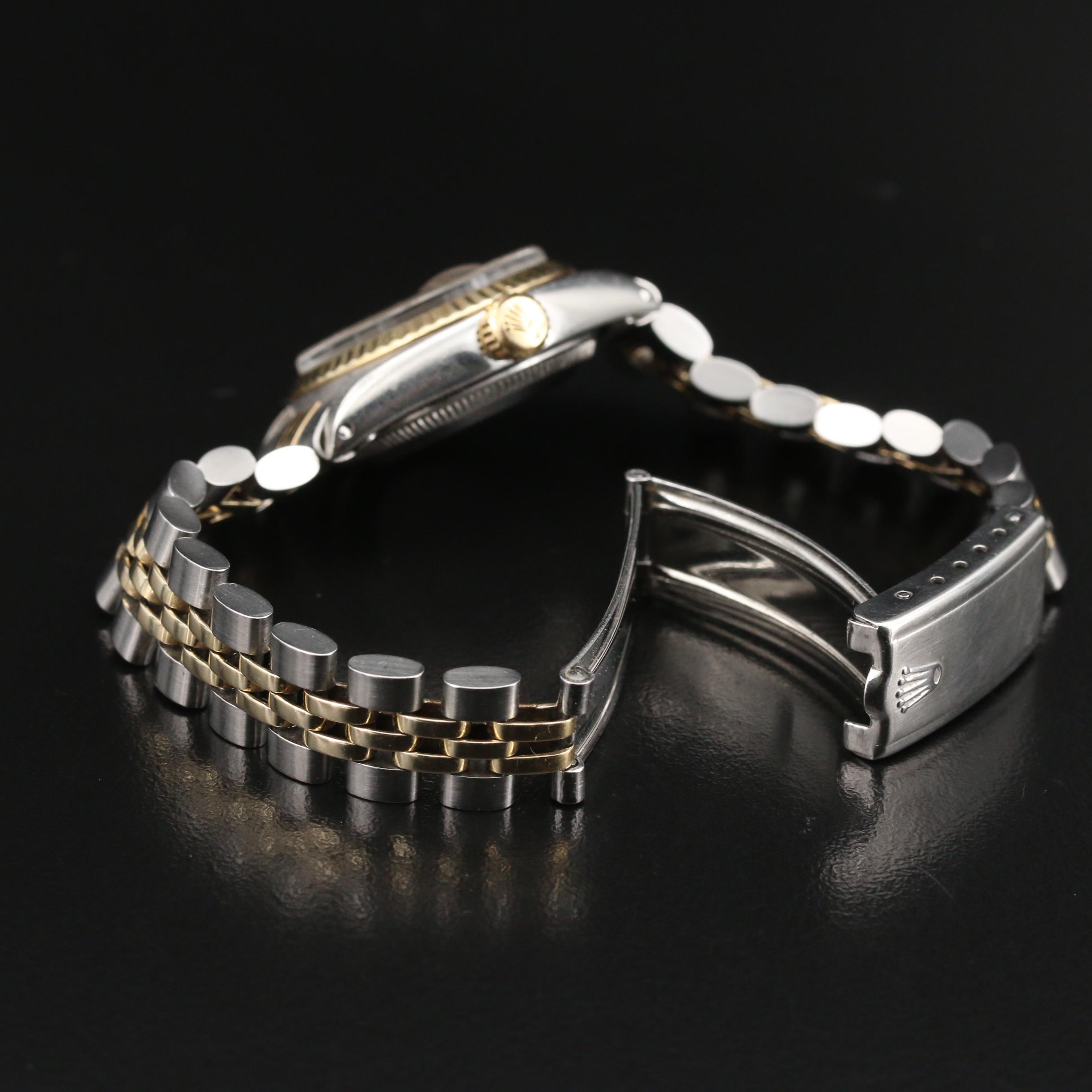 1978 Rolex Date 6917 14K Yellow Gold and Stainless Steel Automatic Watch