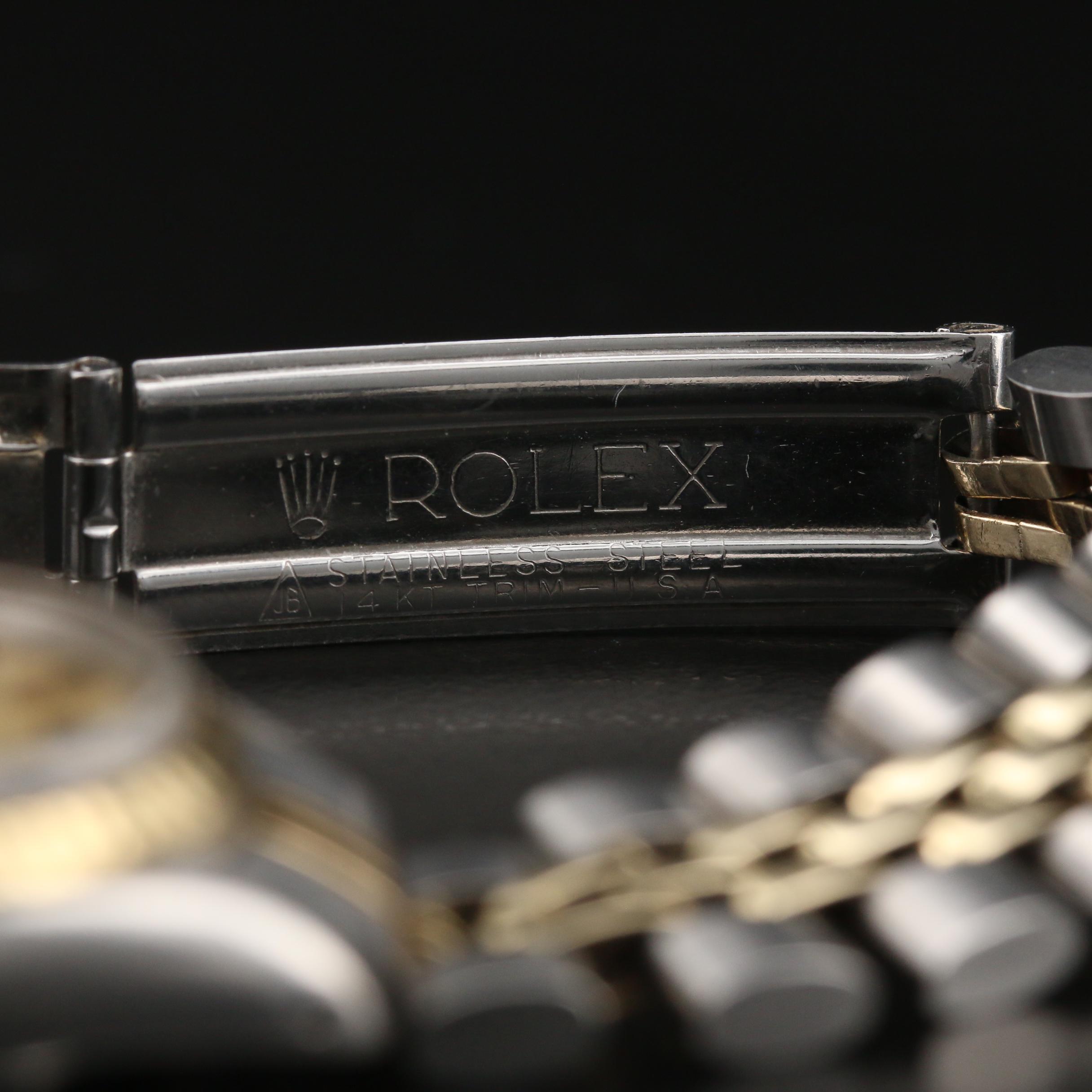 1978 Rolex Date 6917 14K Yellow Gold and Stainless Steel Automatic Watch