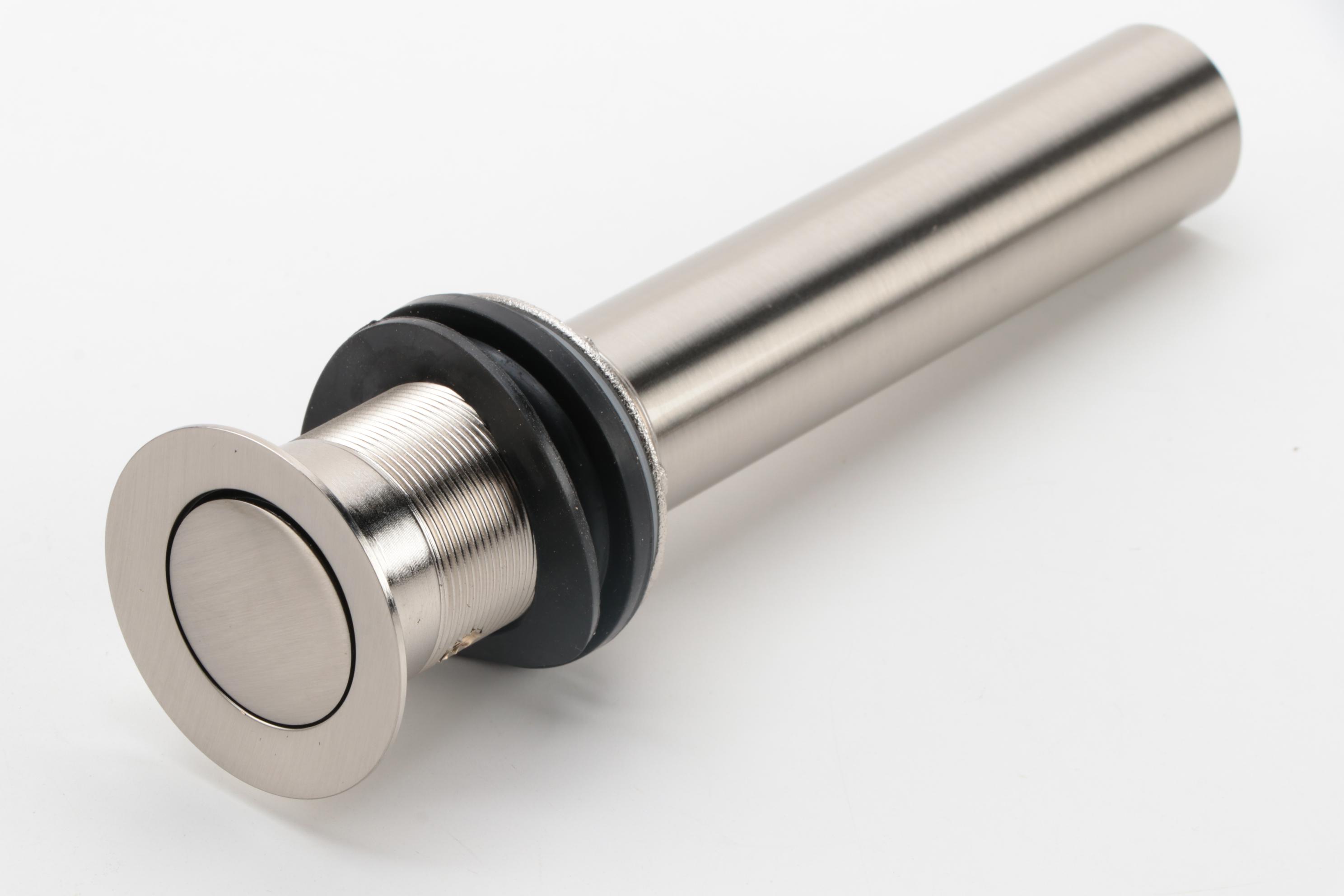 Casimir Brushed Nickel Finish Single-Hole Gooseneck Bathroom Faucet