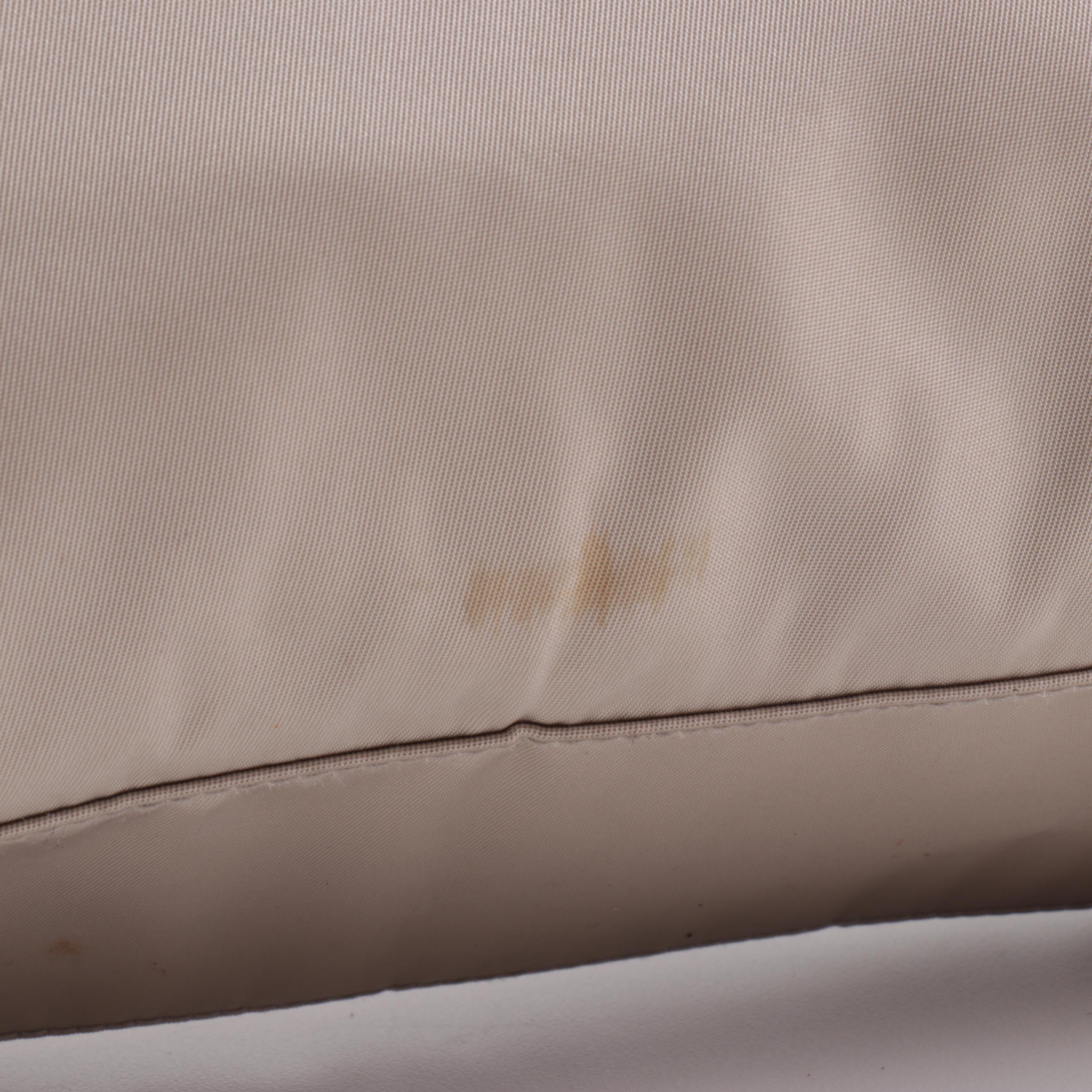 Prada Tessuto Square Shoulder Bag in Beige Nylon