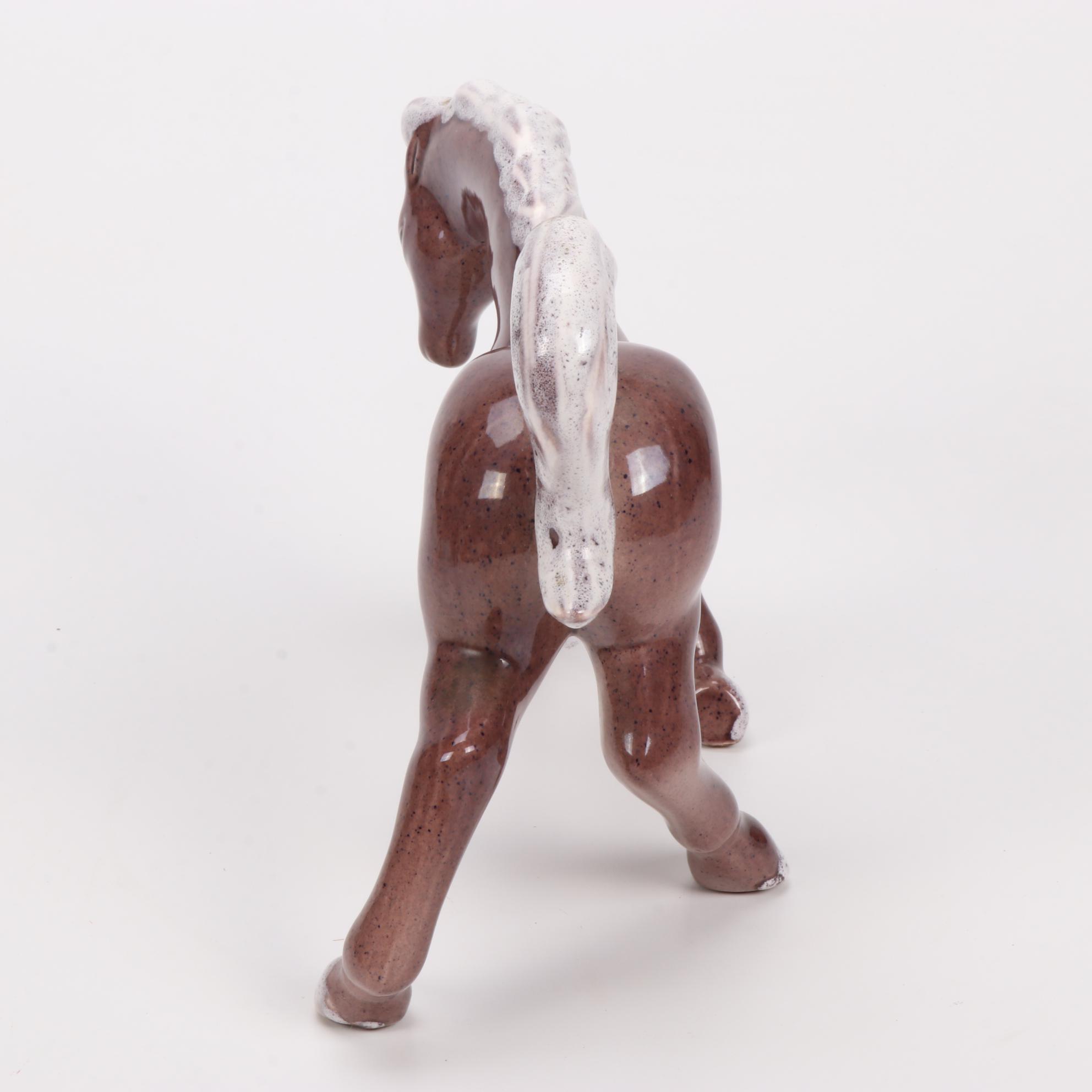 Frank Engle Studio of Newburgh, Indiana Porcelain Horse Figurines