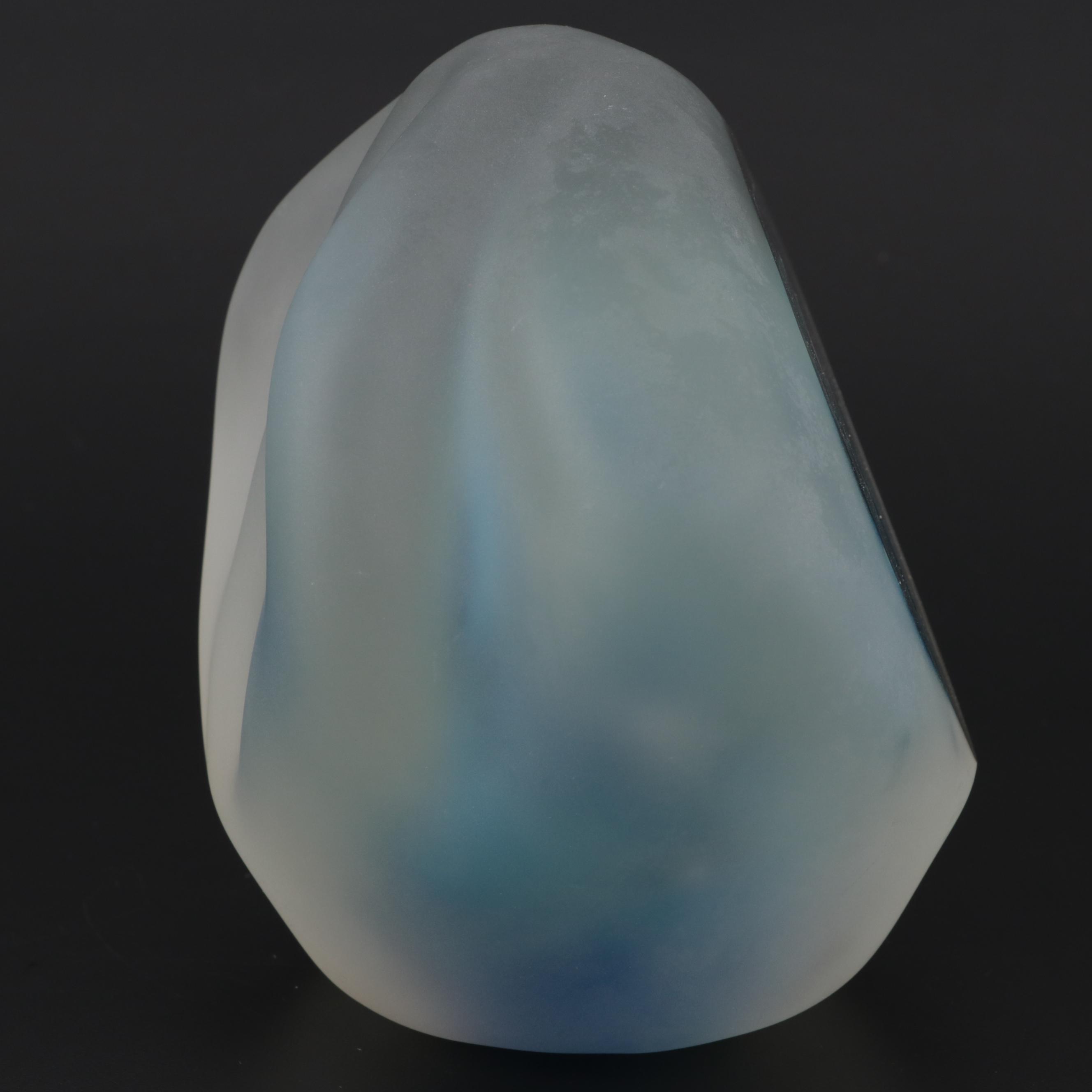 Robert Eickholt Handblown Art Glass Paperweight, 1990