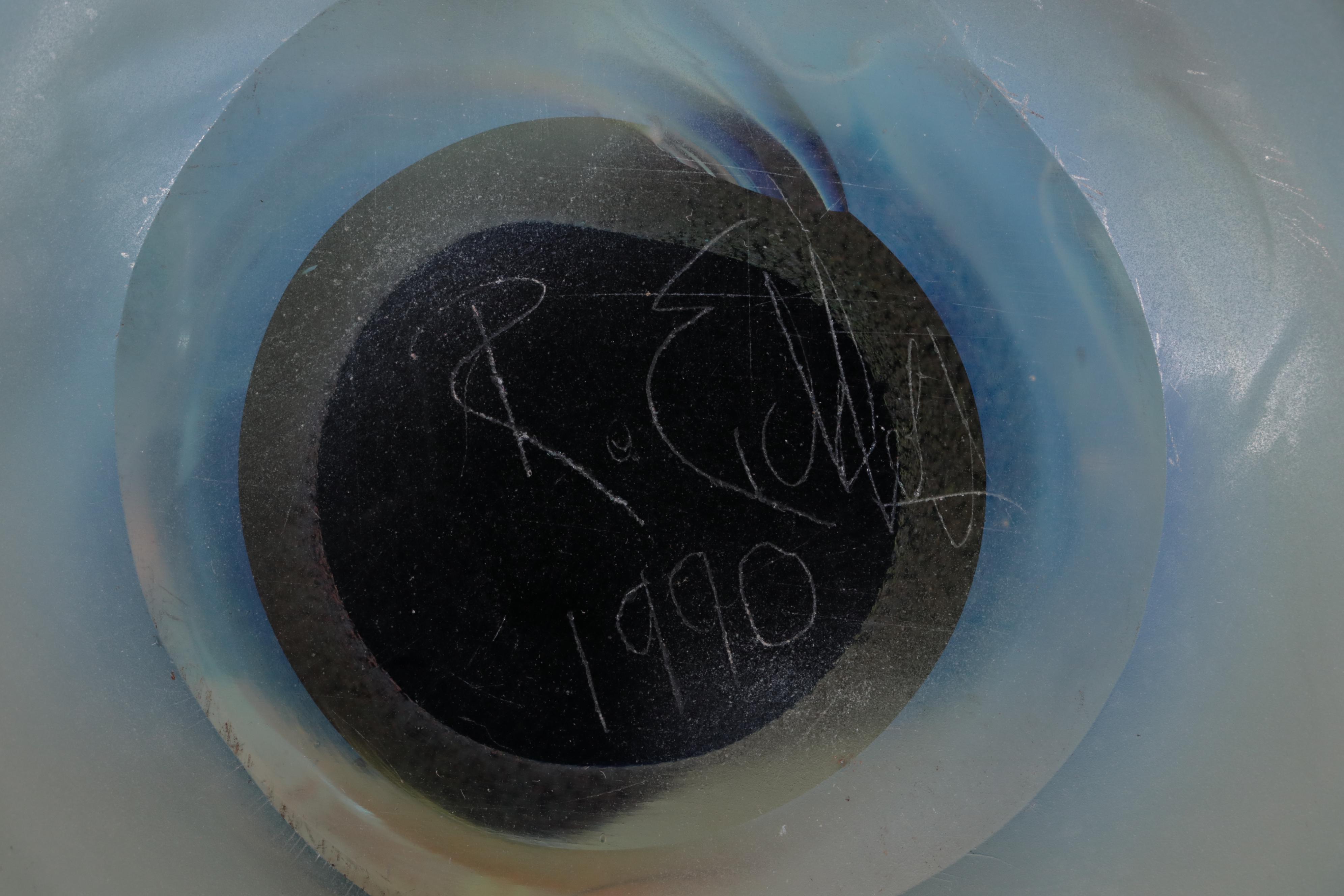 Robert Eickholt Handblown Art Glass Paperweight, 1990