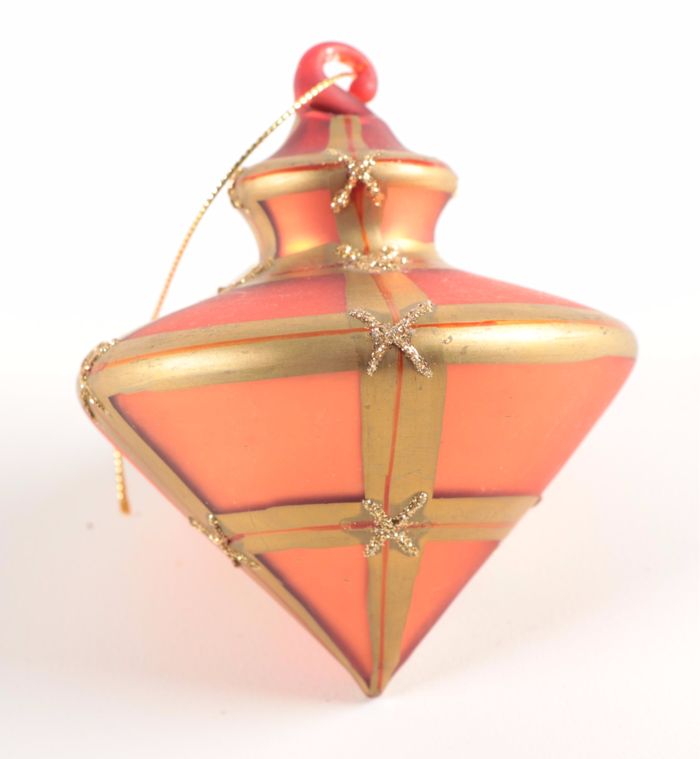 Shiny Brite and Krebs Hand-Painted Glass Christmas Ornaments, Mid-20th C.