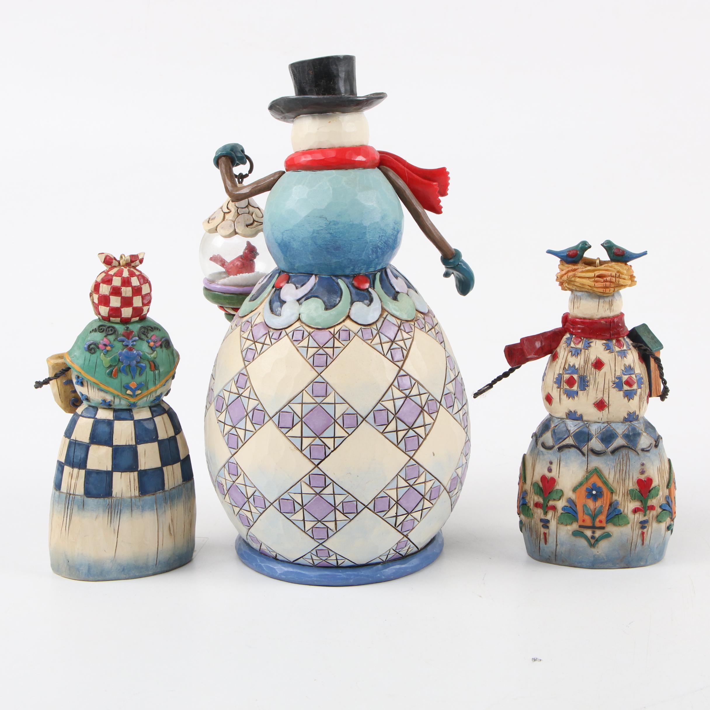 Jim Shore Heartwood Creek "Fly with Me for a Spell" and Other Wood Figurines