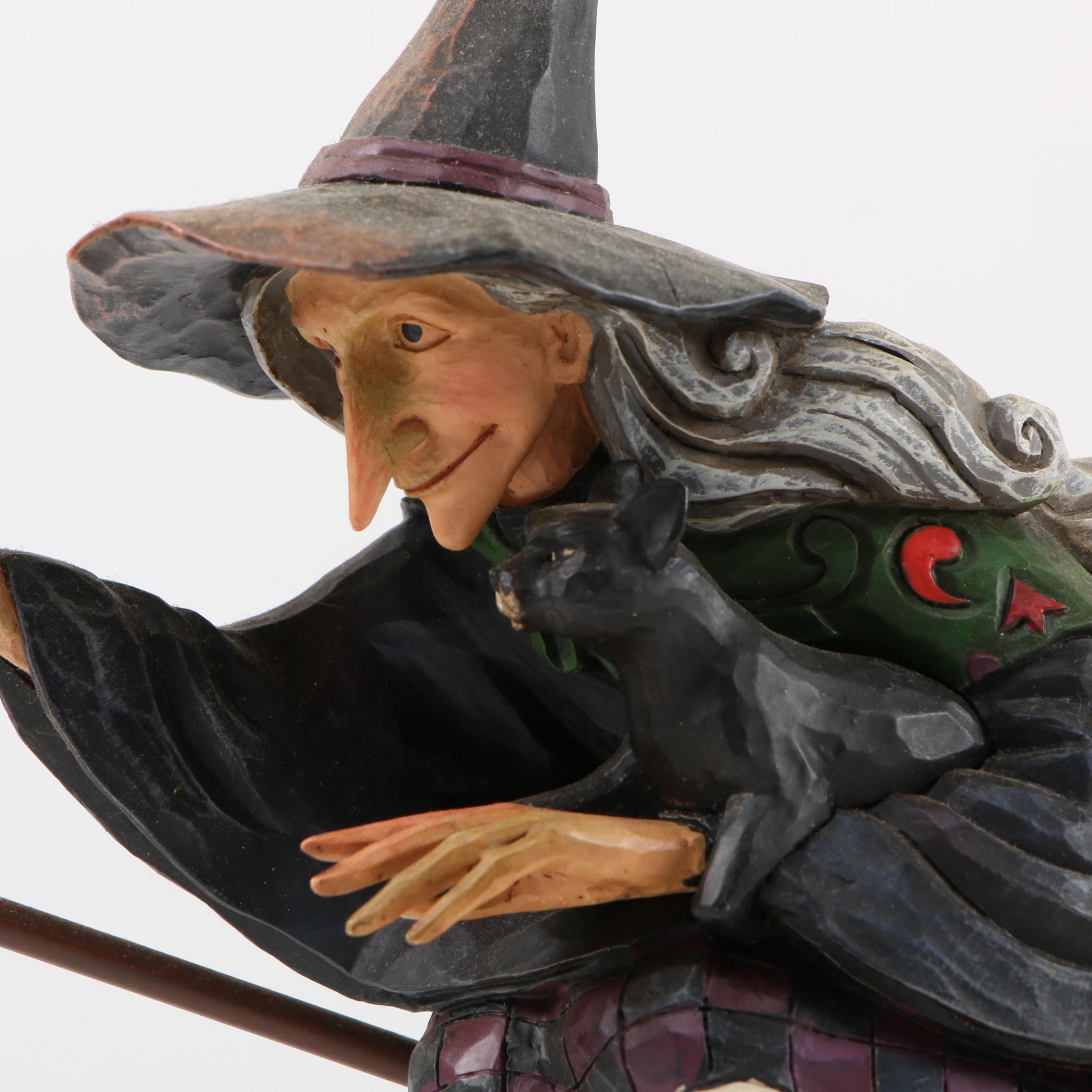 Jim Shore Heartwood Creek "Fly with Me for a Spell" and Other Wood Figurines