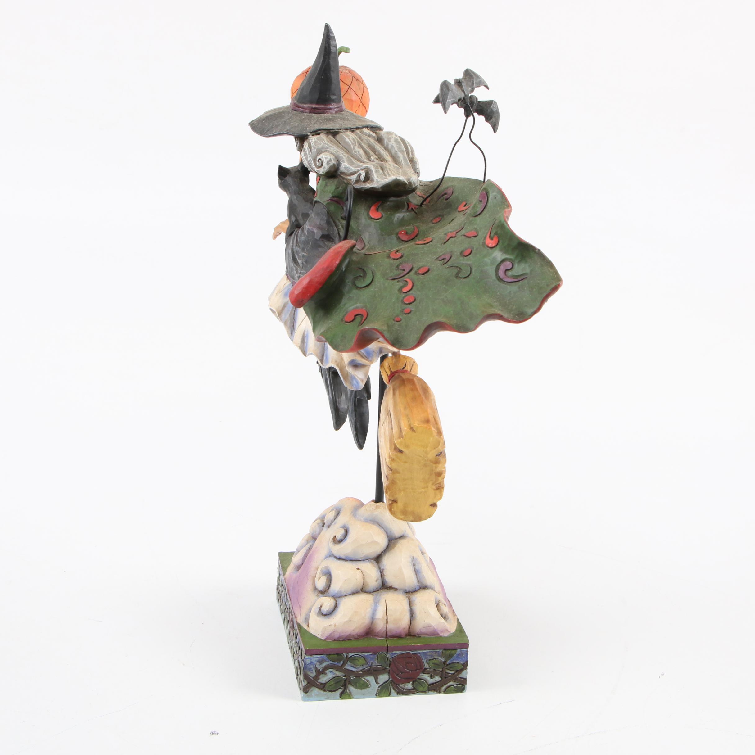 Jim Shore Heartwood Creek "Fly with Me for a Spell" and Other Wood Figurines