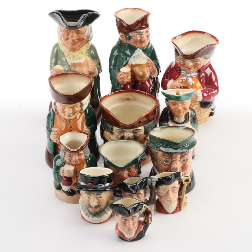 Royal Doulton "Happy John" and Other Toby and Character Jugs