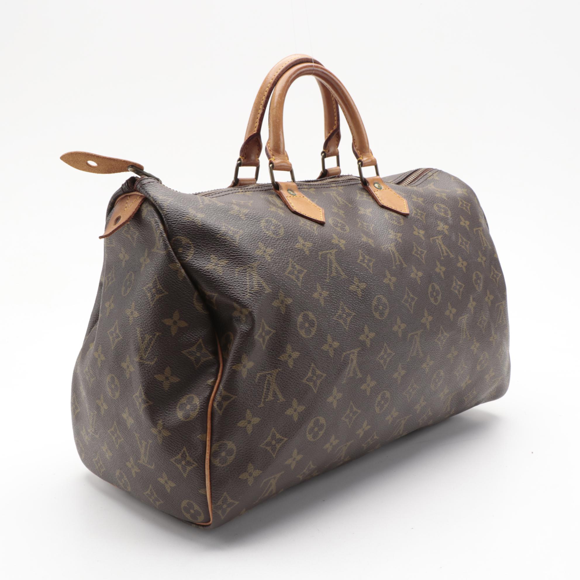 Louis Vuitton Speedy 40 Handbag in Monogram Canvas