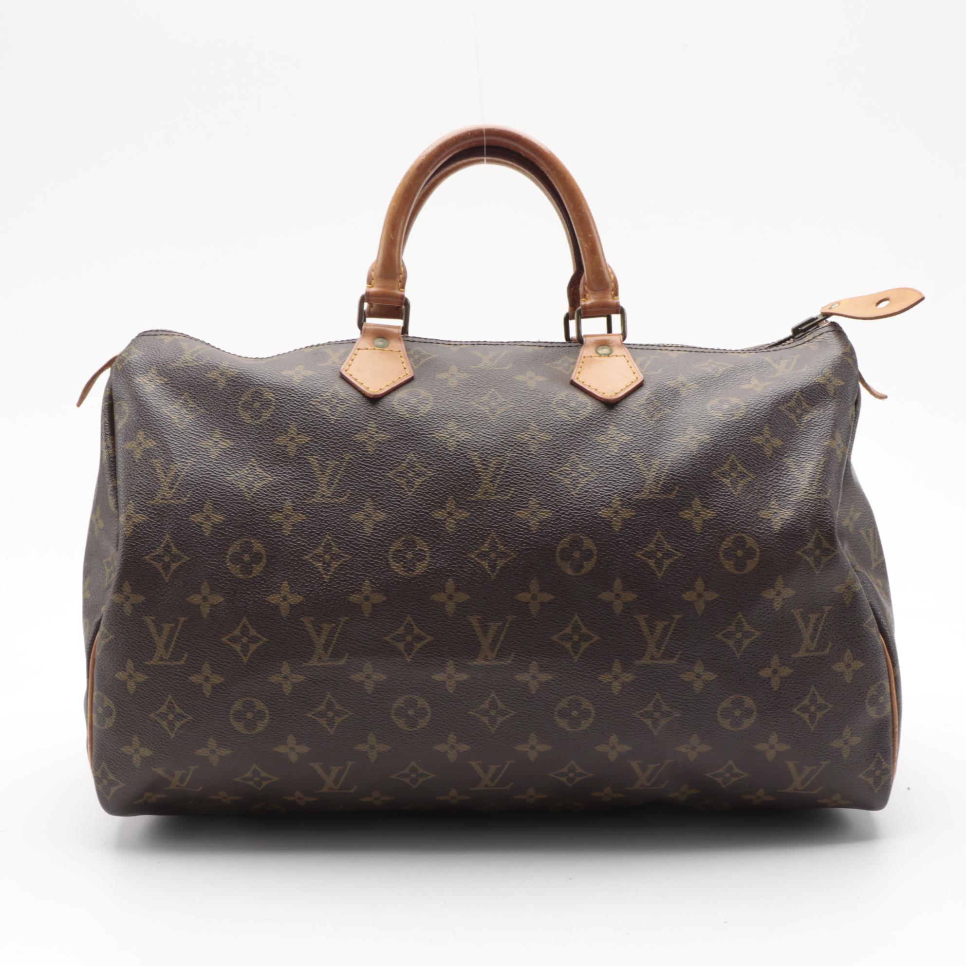 Louis Vuitton Speedy 40 Handbag in Monogram Canvas