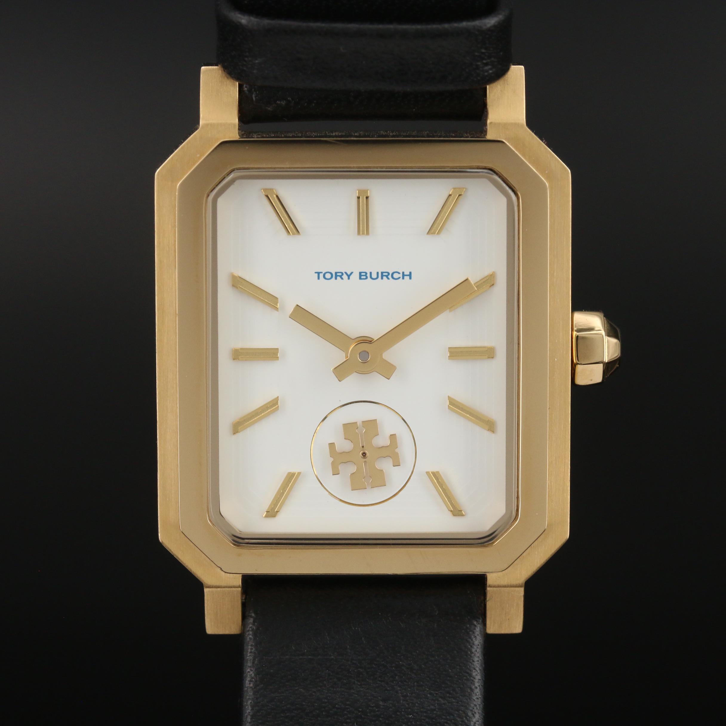 Tory Burch Robinson Gold Tone Stainless Steel Quartz Watch