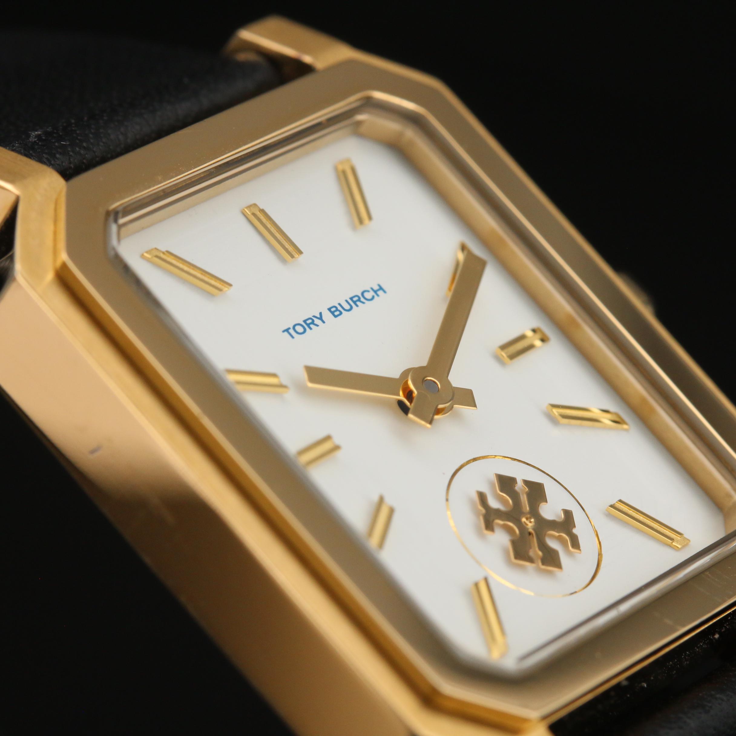 Tory Burch Robinson Gold Tone Stainless Steel Quartz Watch