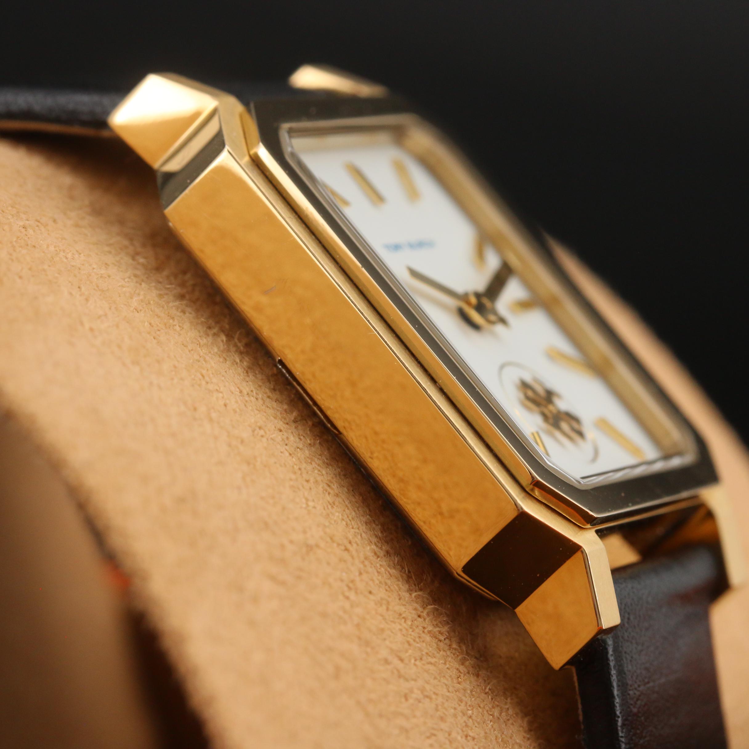 Tory Burch Robinson Gold Tone Stainless Steel Quartz Watch