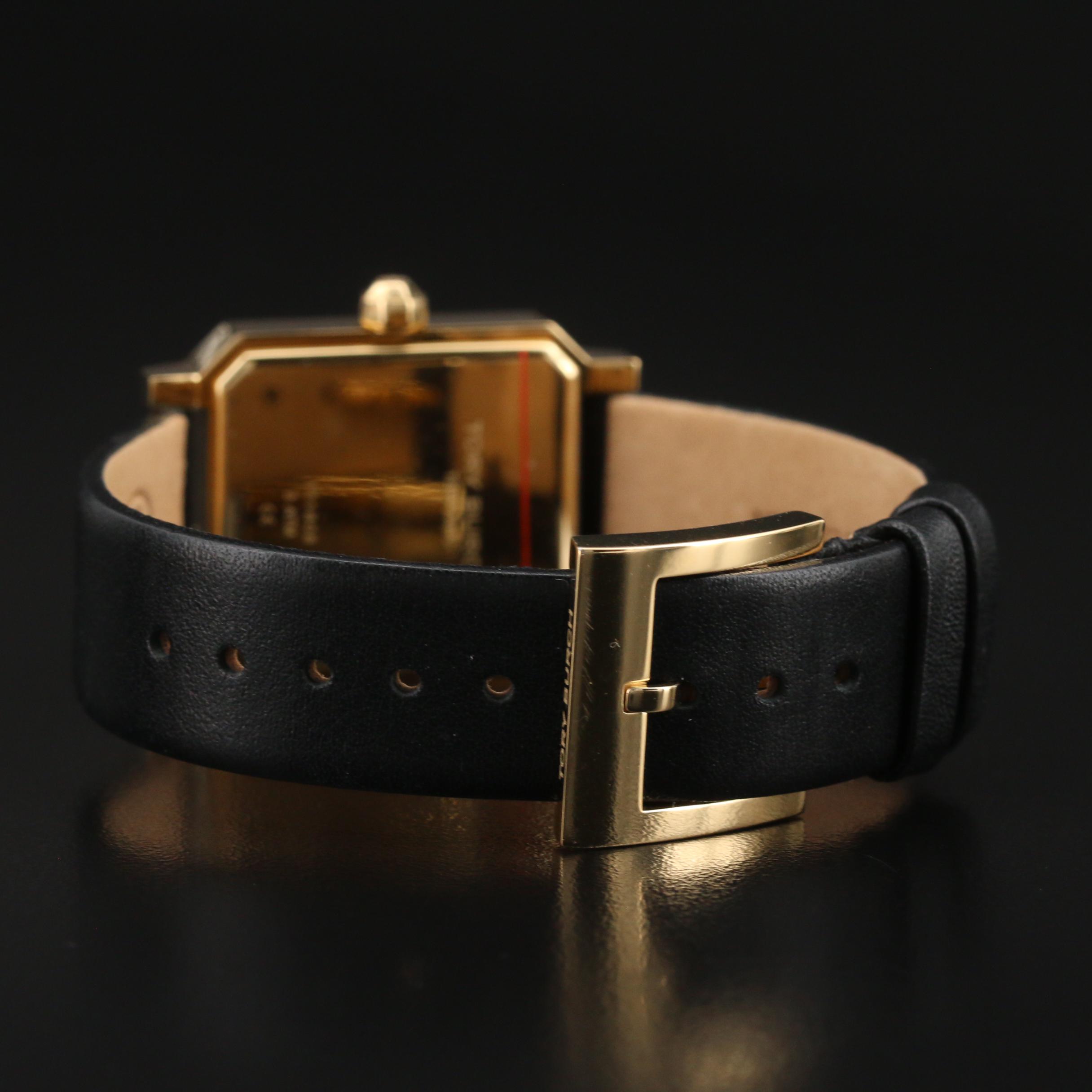 Tory Burch Robinson Gold Tone Stainless Steel Quartz Watch