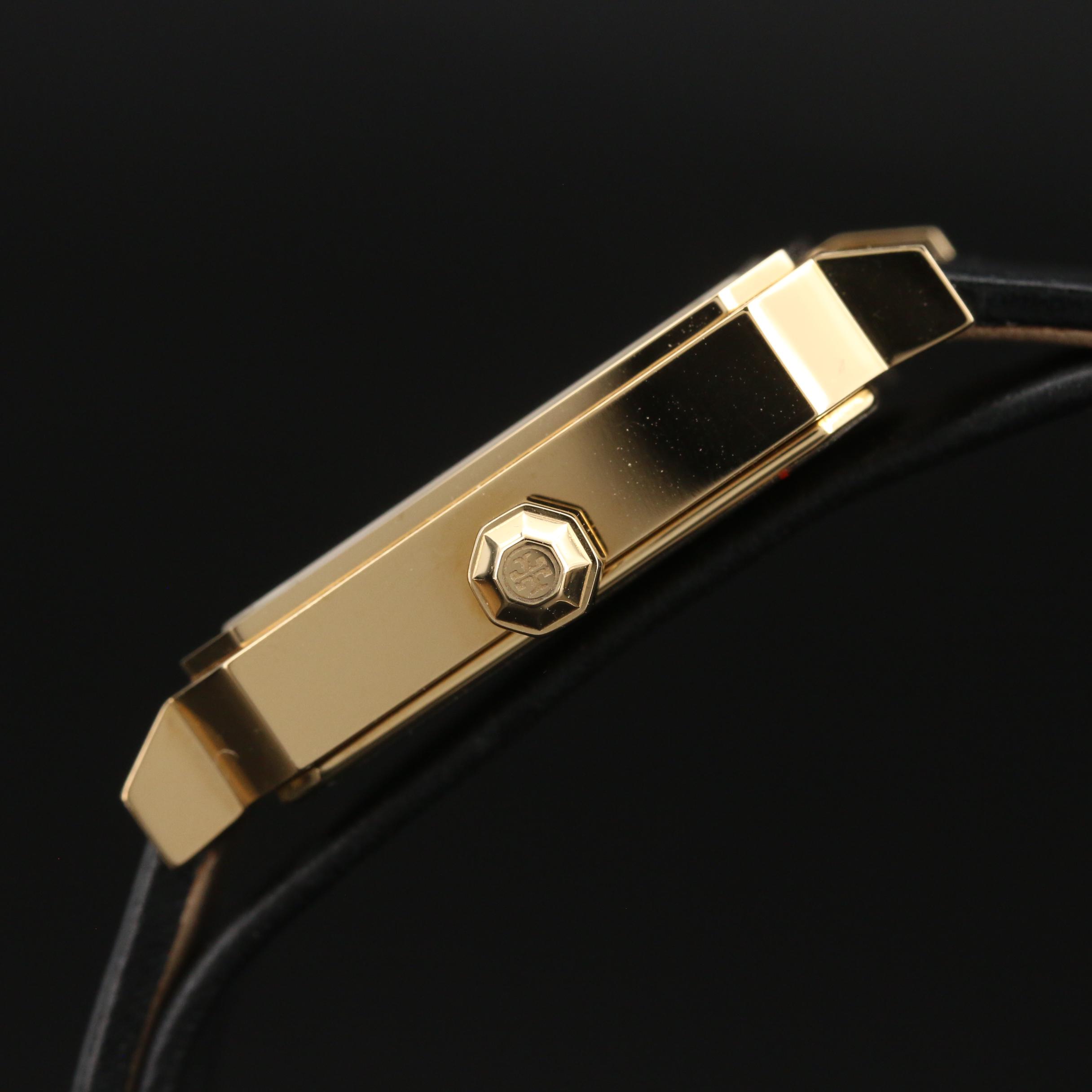 Tory Burch Robinson Gold Tone Stainless Steel Quartz Watch