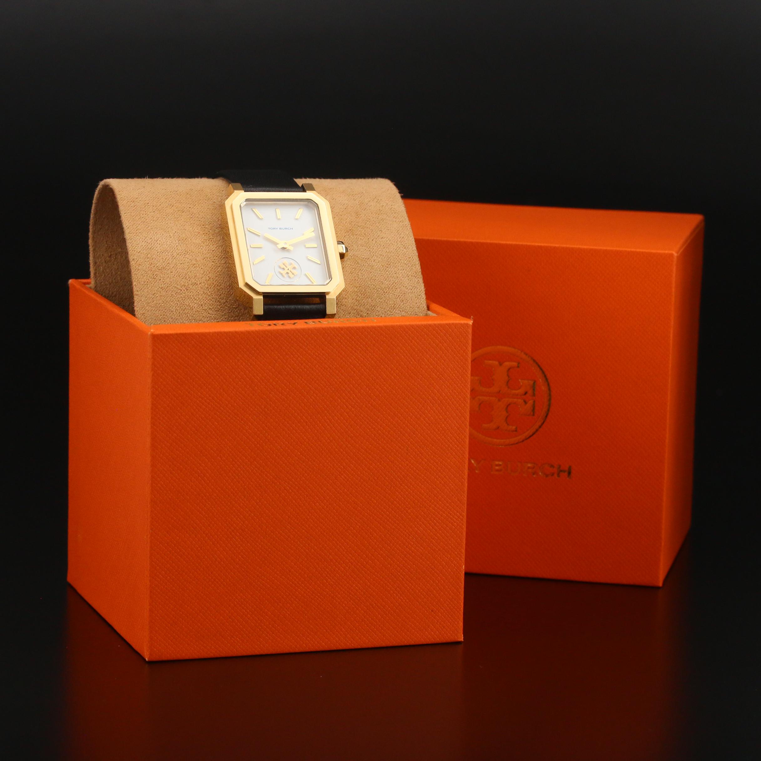 Tory Burch Robinson Gold Tone Stainless Steel Quartz Watch
