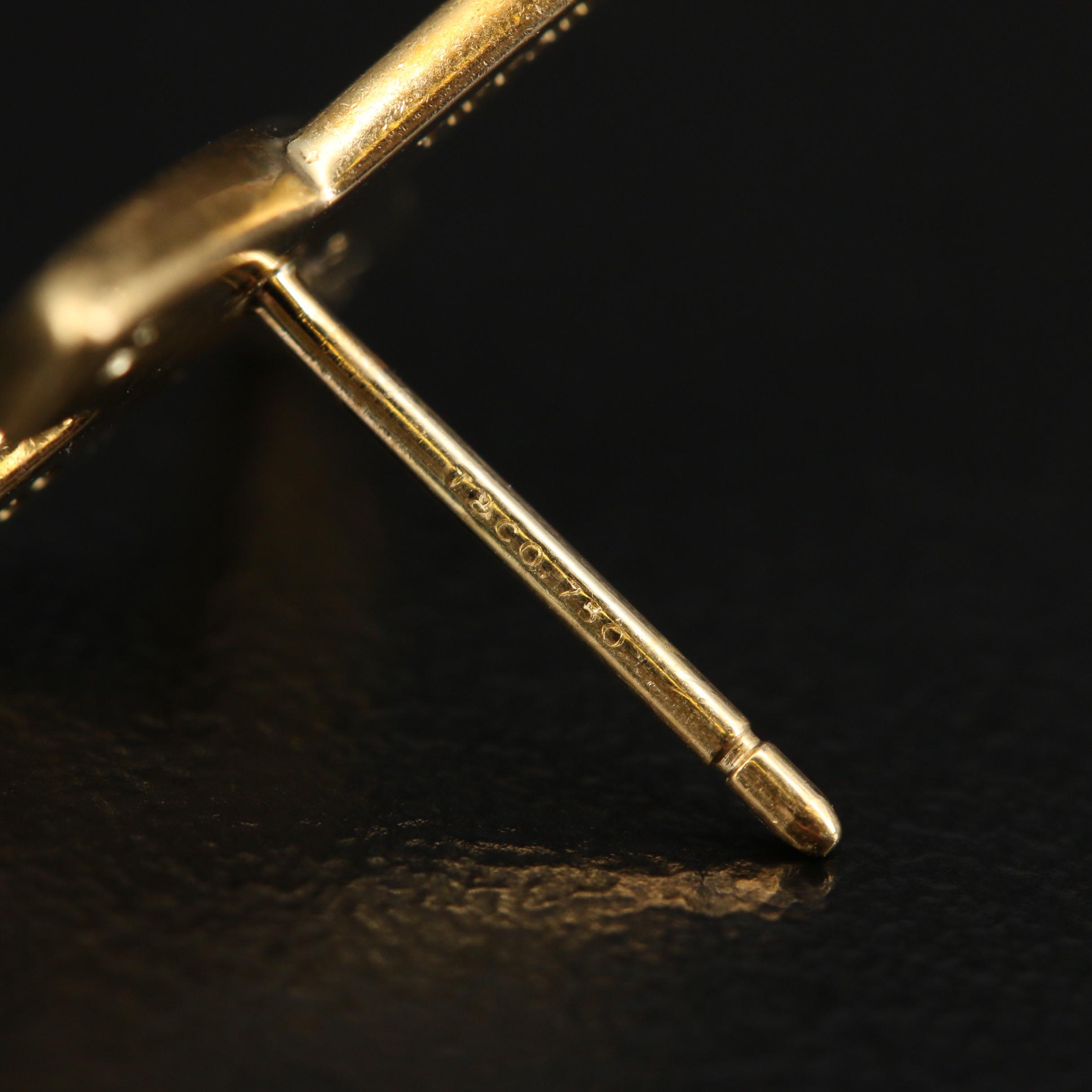 Paloma Picasso for Tiffany & Co. 18K Graffiti "X" Earrings