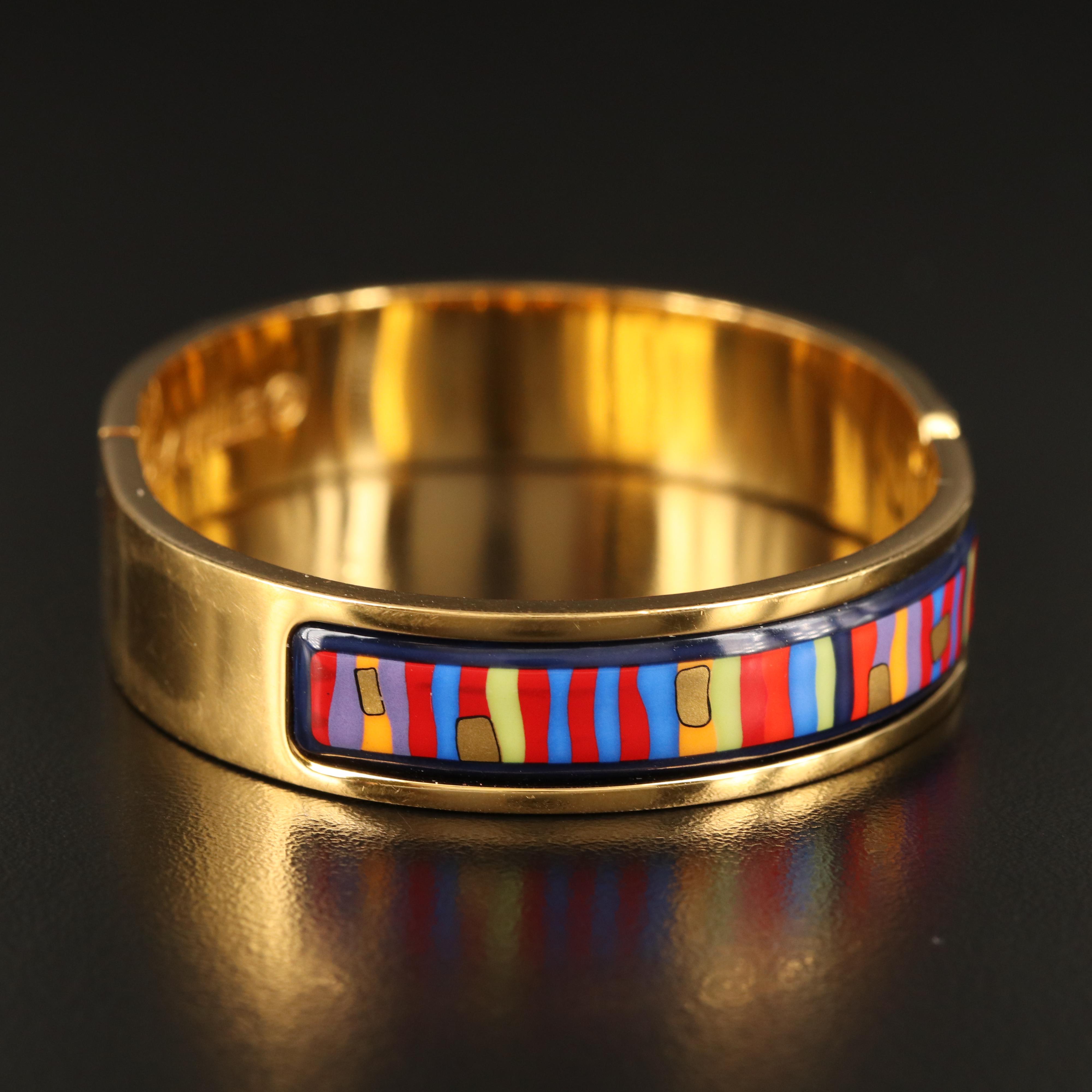 Frey Wille Enamel "Hundertwasser Spiral of Life" Jewelry Set