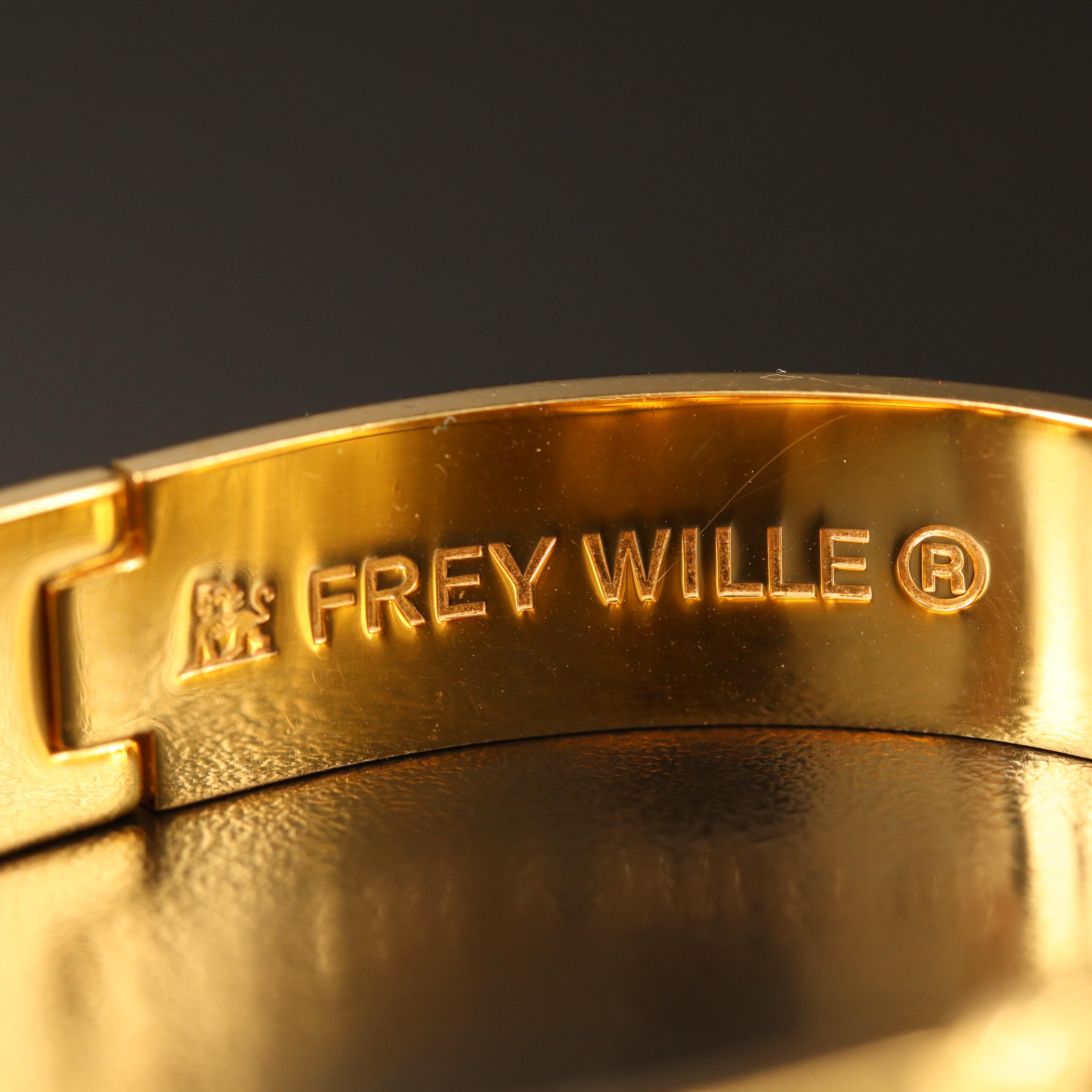 Frey Wille Enamel "Hundertwasser Spiral of Life" Jewelry Set