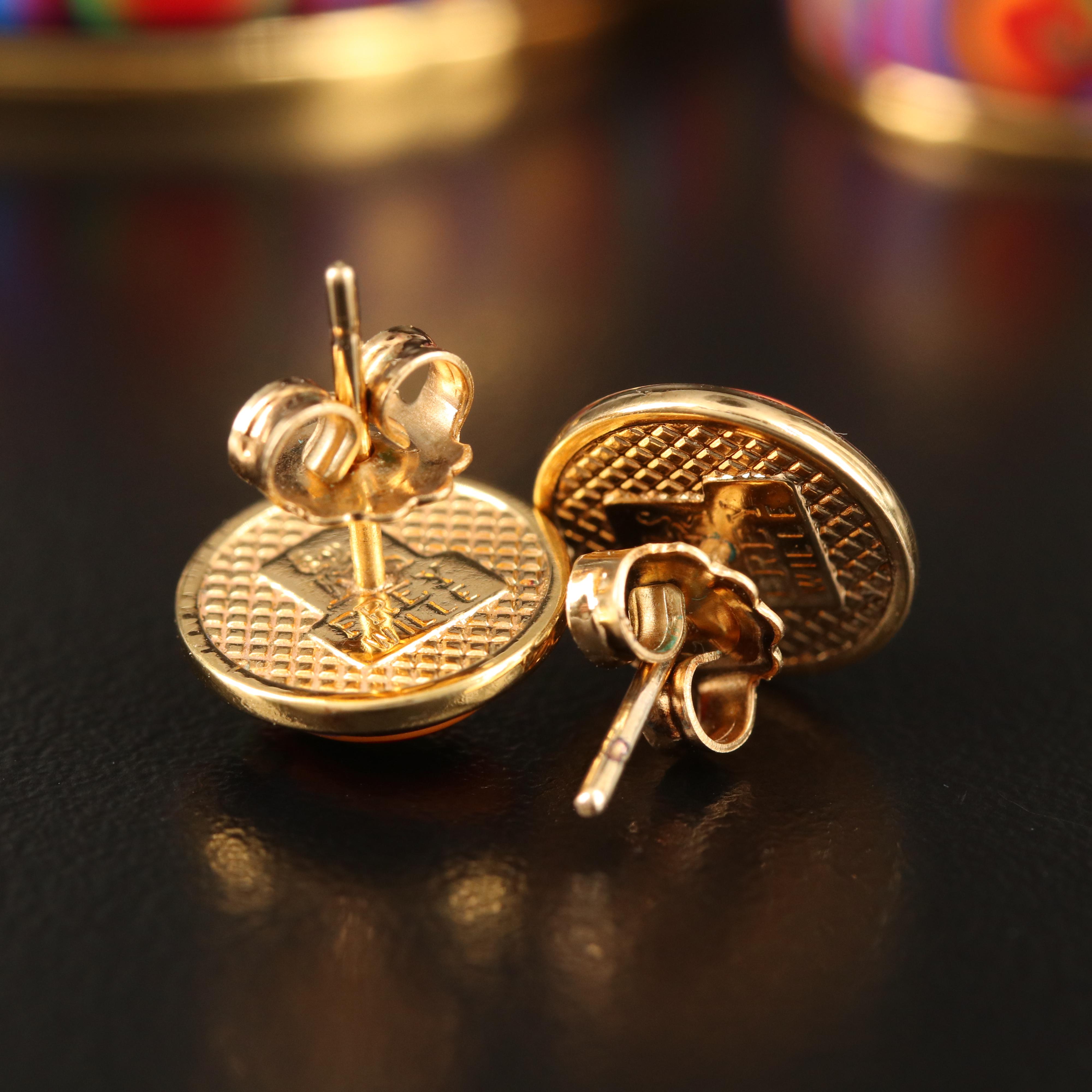 Frey Wille Enamel "Hundertwasser Spiral of Life" Jewelry Set