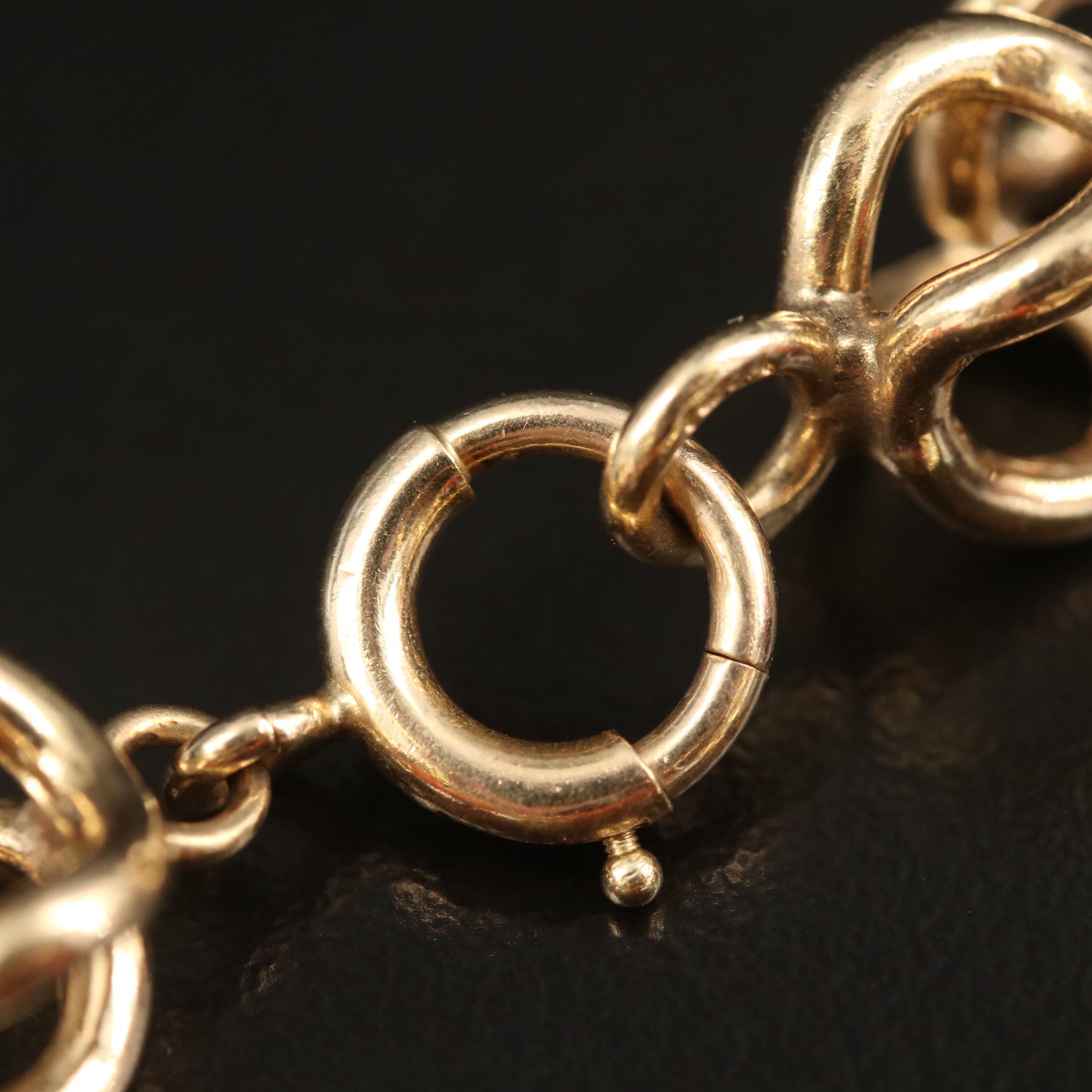 Vintage 14K Coral Bead Bracelet