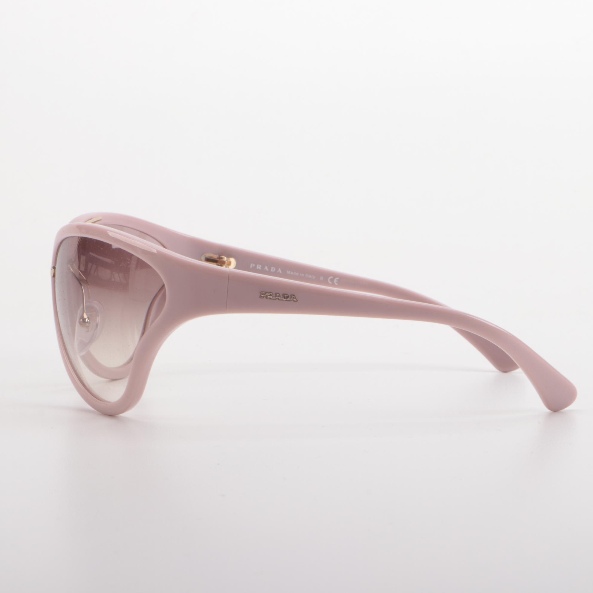 Prada SPR22V Mauve Butterfly Sunglasses with Case and Box